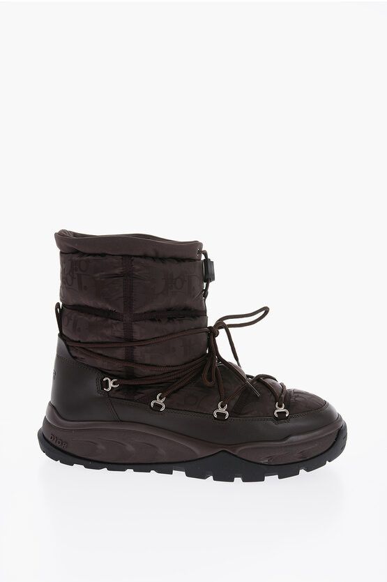 Dior Monogram Print Snow Boots Size US 9 / EU 42 - 3 Thumbnail