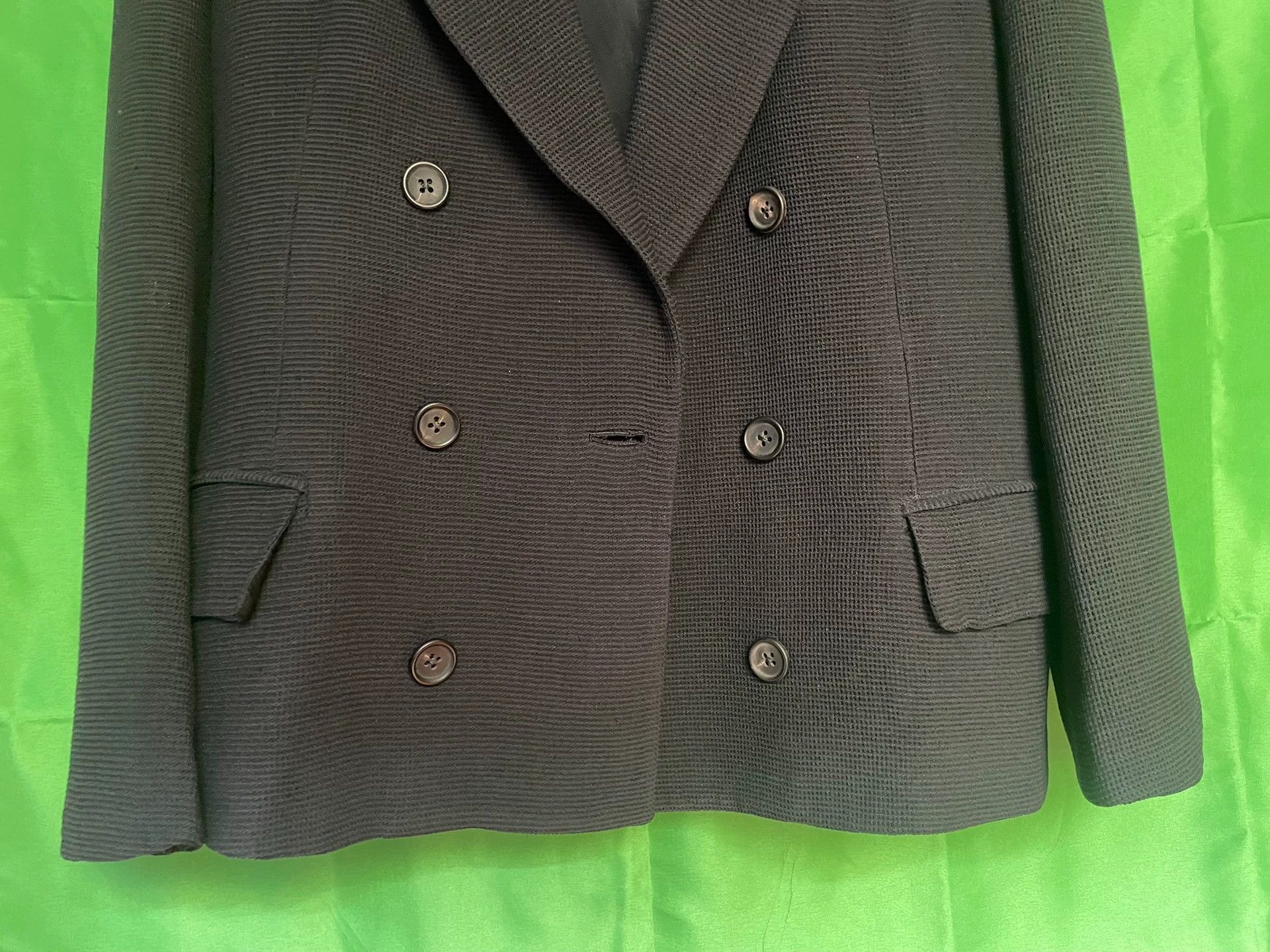 Yohji Yamamoto 95aw Lumingyuan period show flower knit collar suit