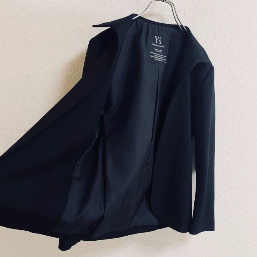 Yohji Yamamoto Yohji Yamamoto Y's wool cut jacket Size US M / EU 48-50 / 2 - 3 Thumbnail