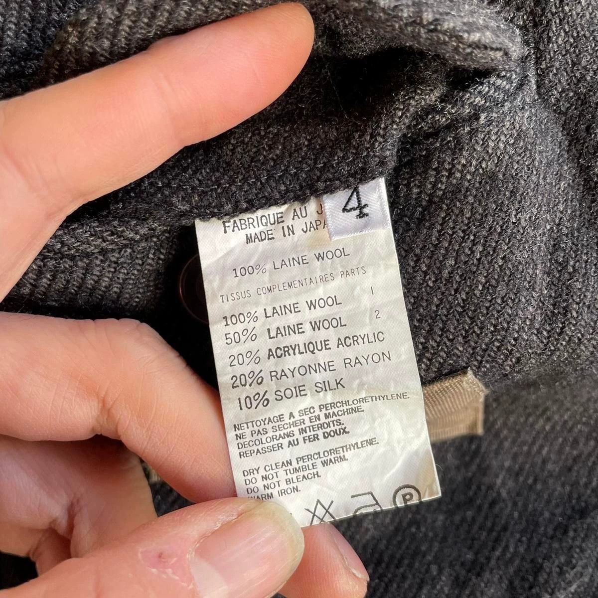Yohji Yamamoto Yohji Yamamoto Y's 03aw Splicing Jacket Size US XL / EU 56 / 4 - 8 Thumbnail