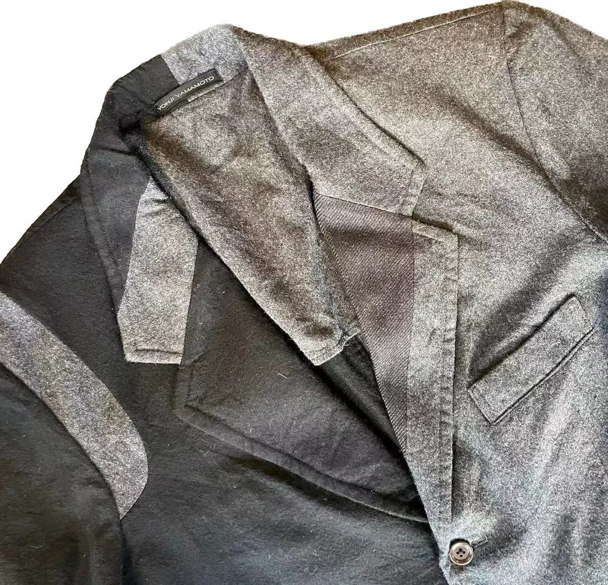 Yohji Yamamoto Yohji Yamamoto Y's 03aw Splicing Jacket Size US XL / EU 56 / 4 - 4 Thumbnail