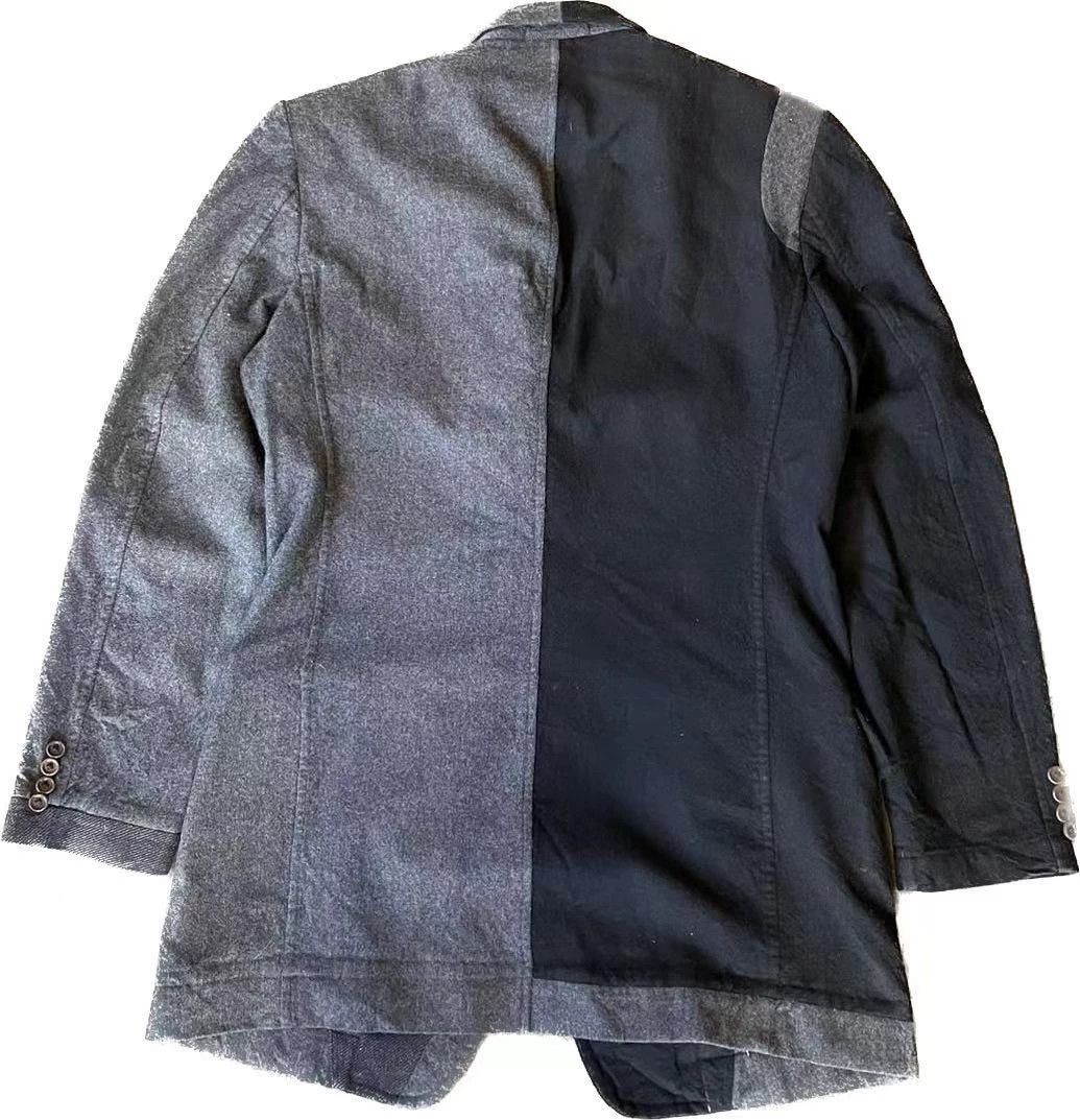 Yohji Yamamoto Yohji Yamamoto Y's 03aw Splicing Jacket Size US XL / EU 56 / 4 - 2 Thumbnail
