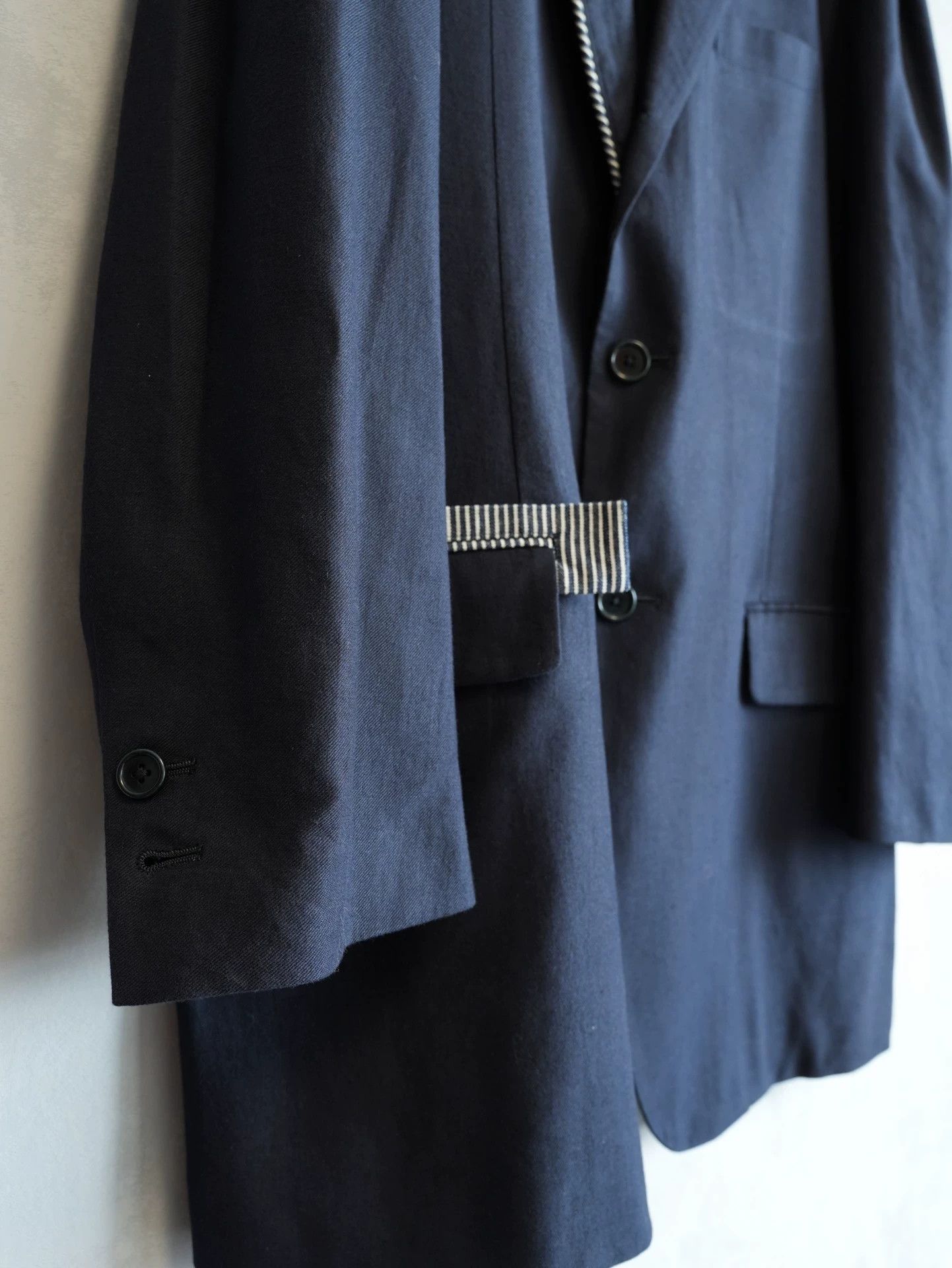 Yohji Yamamoto Yohji Yamamoto 10SS production period striped suit jacket Size US XL / EU 56 / 4 - 3 Thumbnail