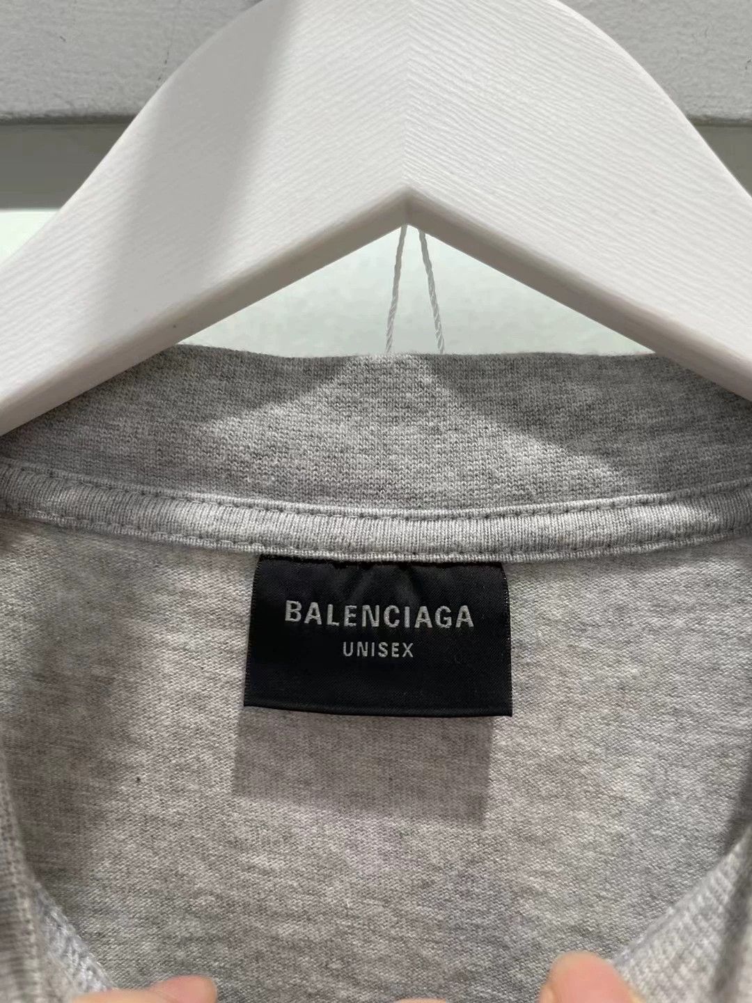 Balenciaga Balenciaga Grey Be Kind Short Sleeves Size US M / EU 48-50 / 2 - 5 Thumbnail