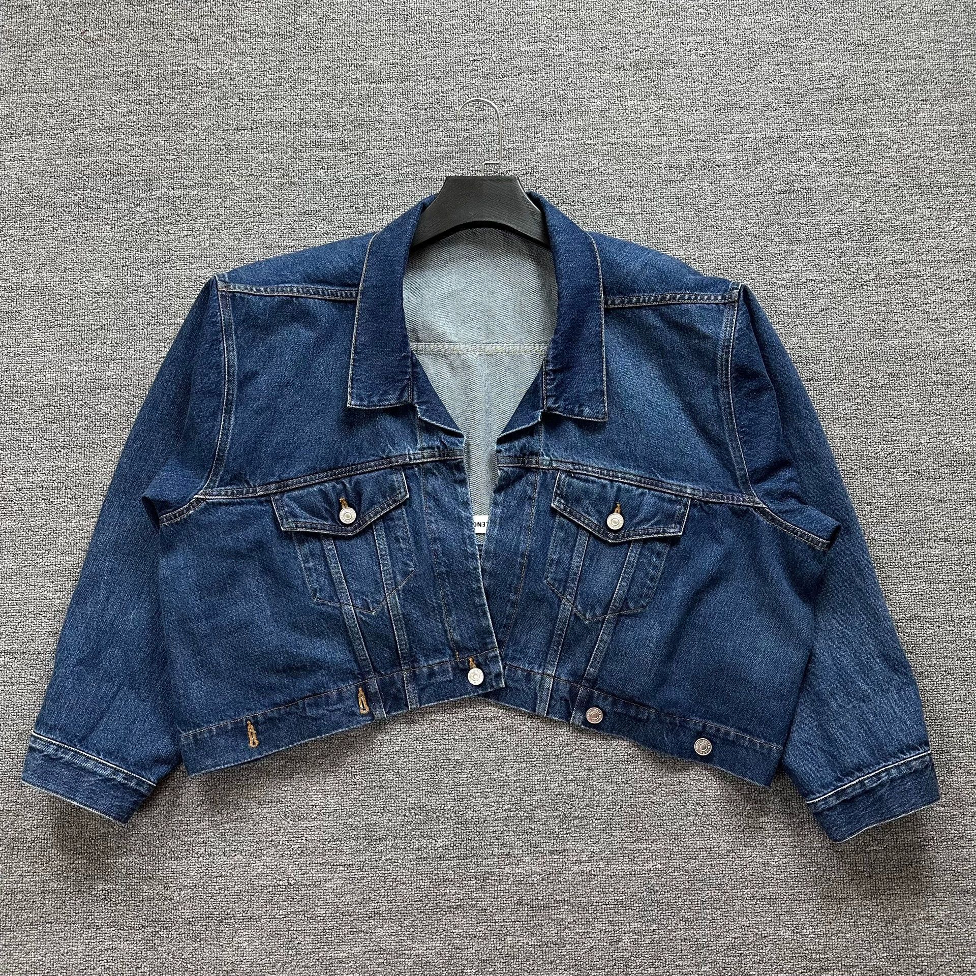 Balenciaga Balenciaga fashion show label denim jacket Size US XS / EU 42 / 0 - 2 Thumbnail
