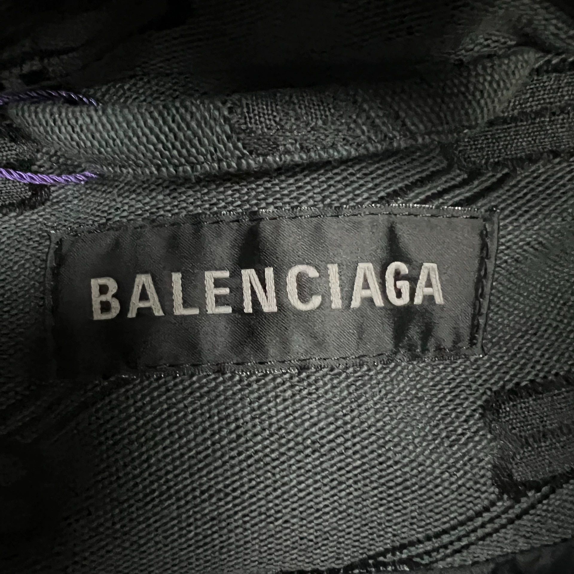 Balenciaga Balenciaga Double B Lock Printed Cotton Jacket Size US XS / EU 42 / 0 - 4 Thumbnail