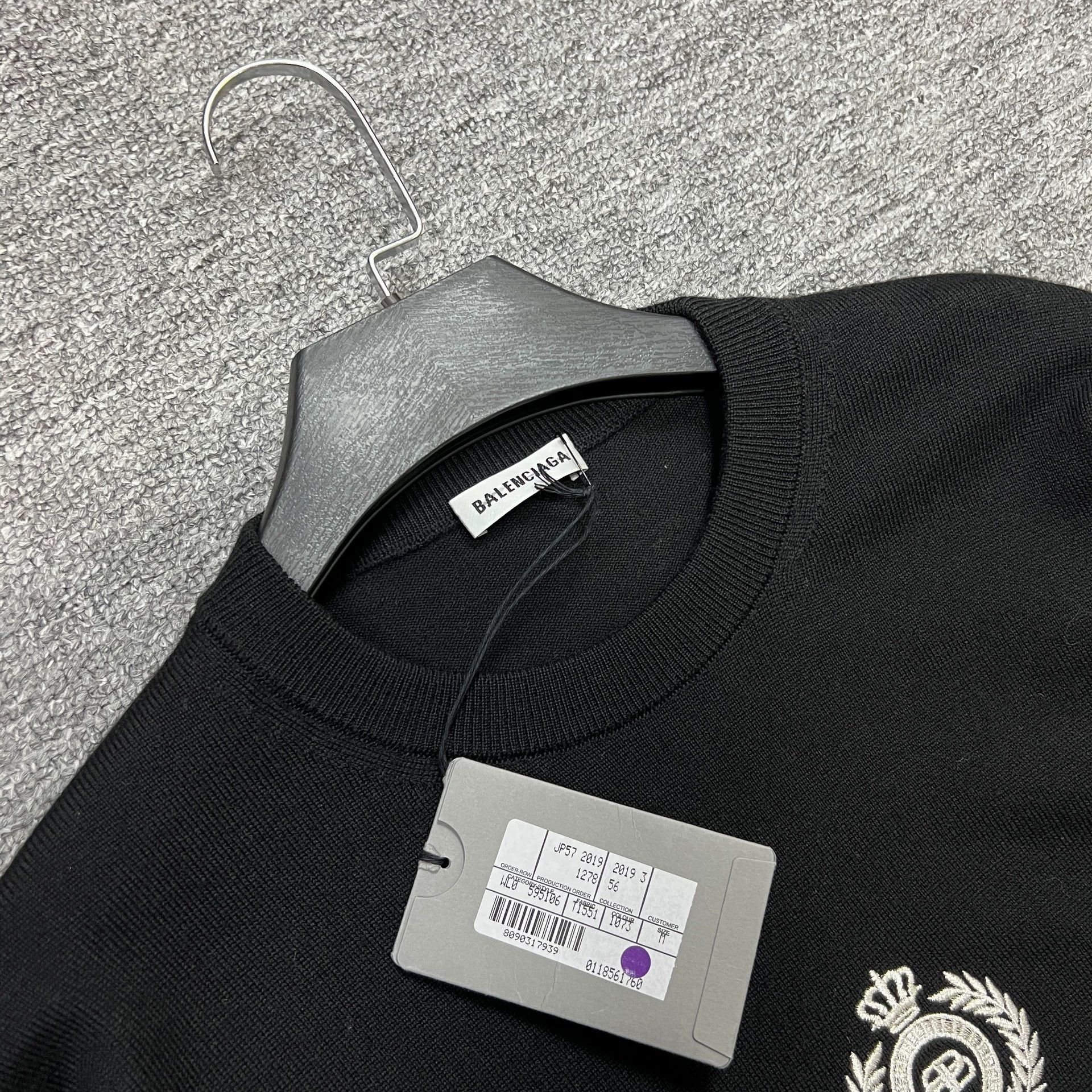 Balenciaga Balenciaga Crown Wheat Sprout Knitted Shirt Size US M / EU 48-50 / 2 - 3 Thumbnail