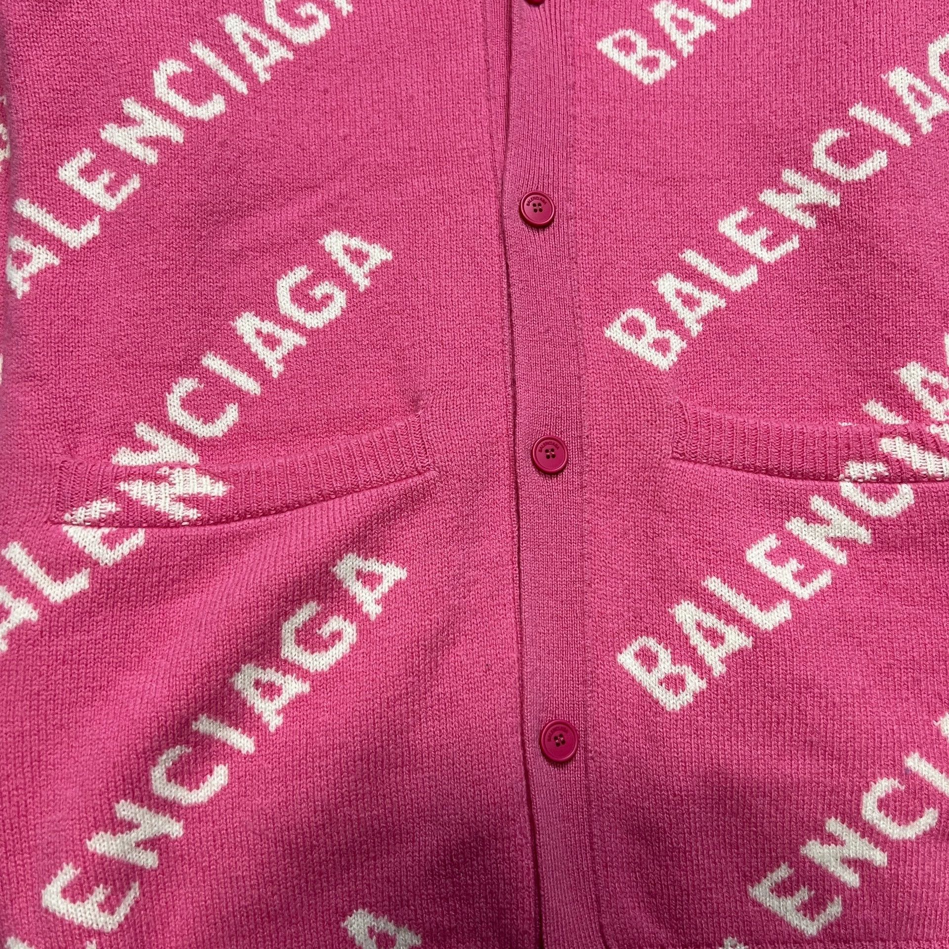 Balenciaga Balenciaga pink barrage cardigan Size US S / EU 44-46 / 1 - 2 Thumbnail