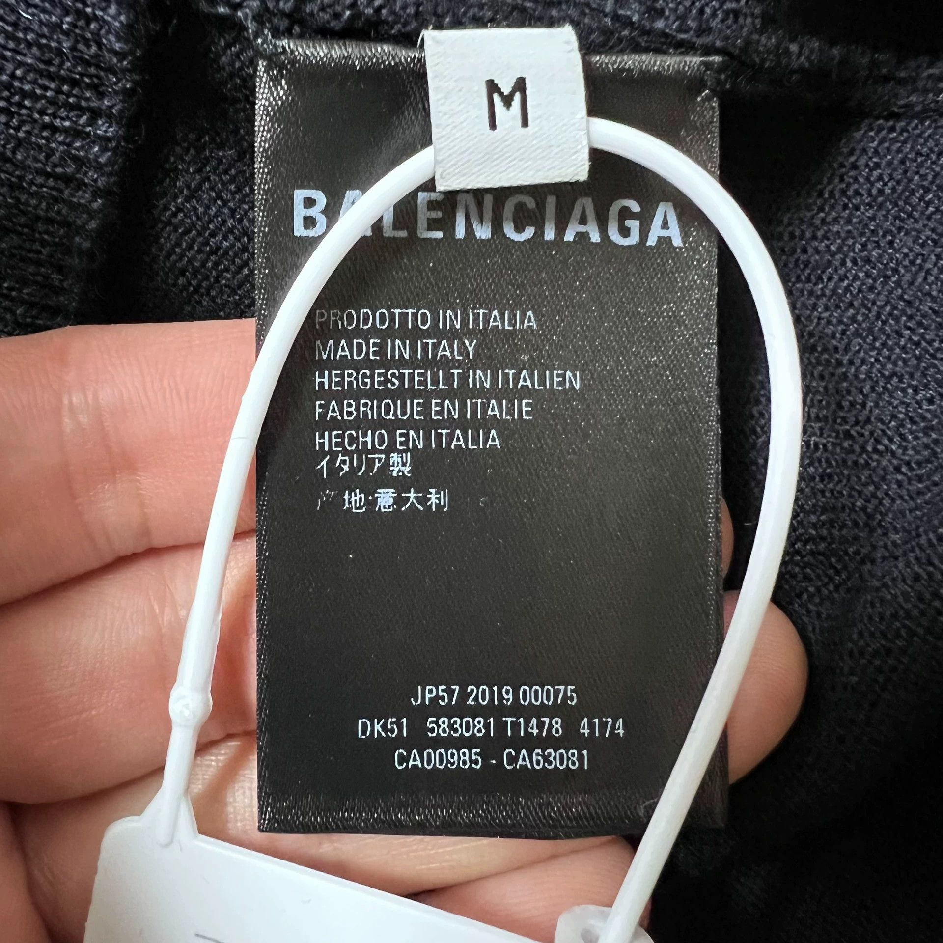 Balenciaga Balenciaga red signature cursive sweater Size US M / EU 48-50 / 2 - 3 Thumbnail