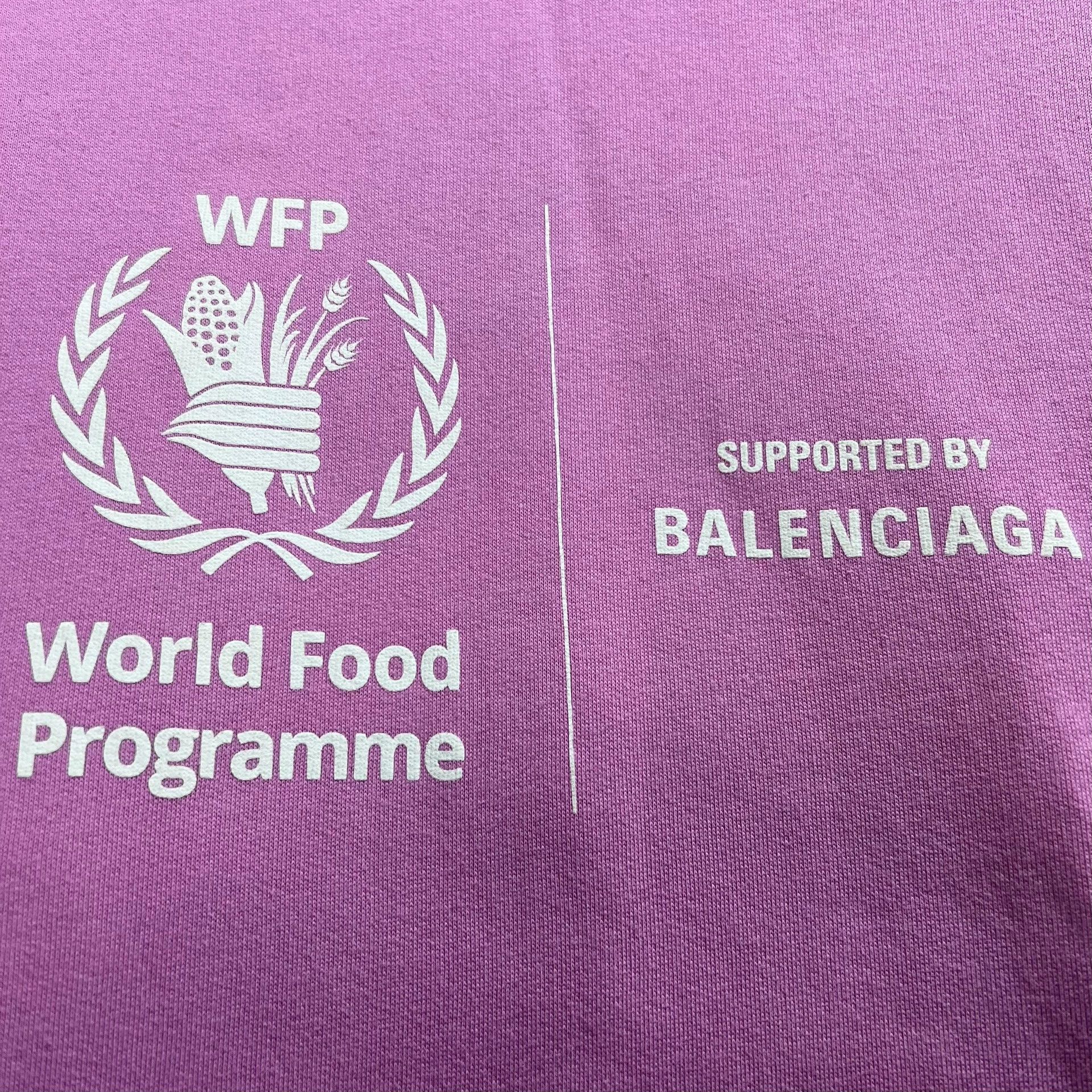Balenciaga Balenciaga pink wfp spiritual food hoodie Size US S / EU 44-46 / 1 - 2 Thumbnail