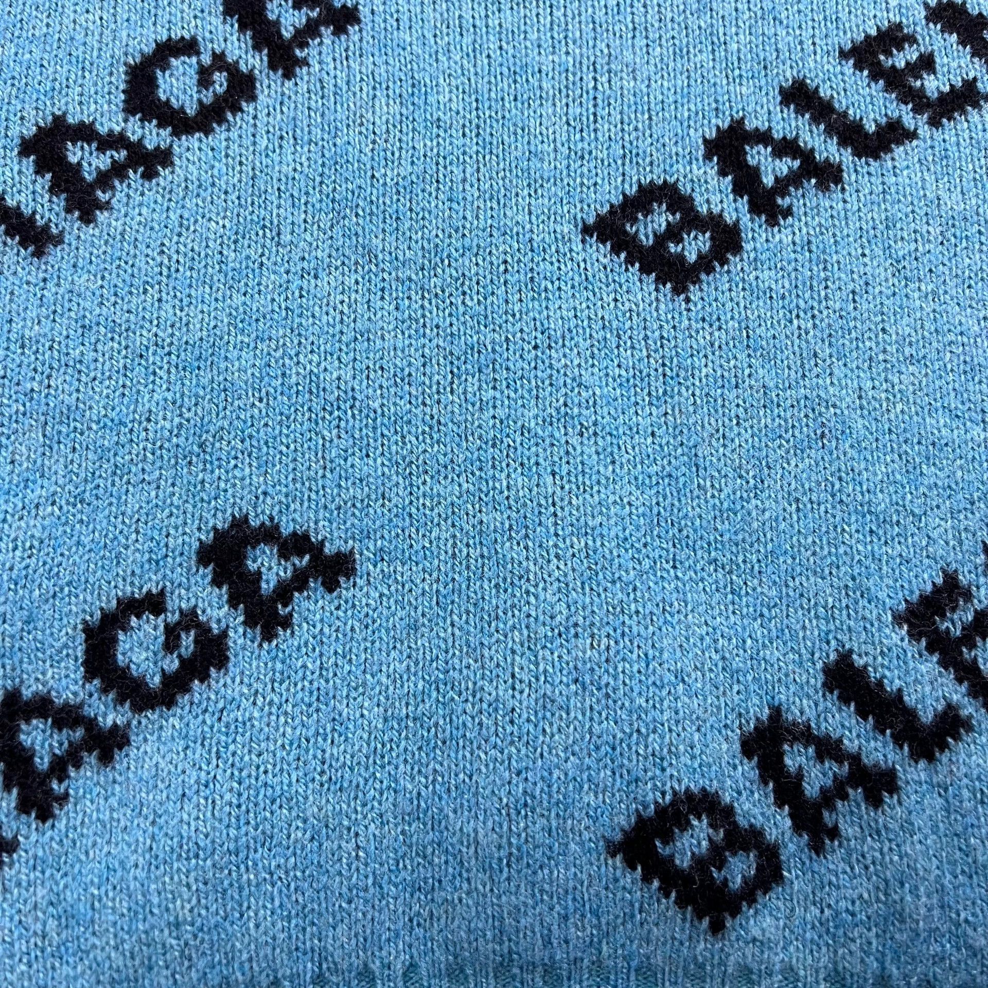 Balenciaga Balenciaga Lake Blue Barrage Sweater Size US XXS / EU 40 - 2 Thumbnail