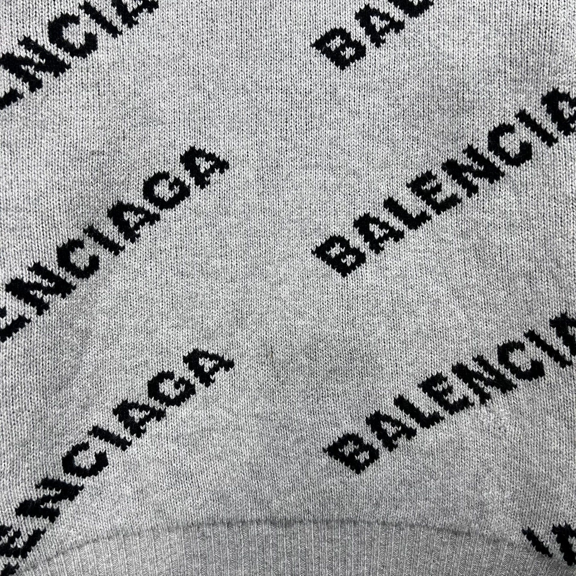 Balenciaga Balenciaga Grey Barrage Sweater Size US M / EU 48-50 / 2 - 2 Thumbnail