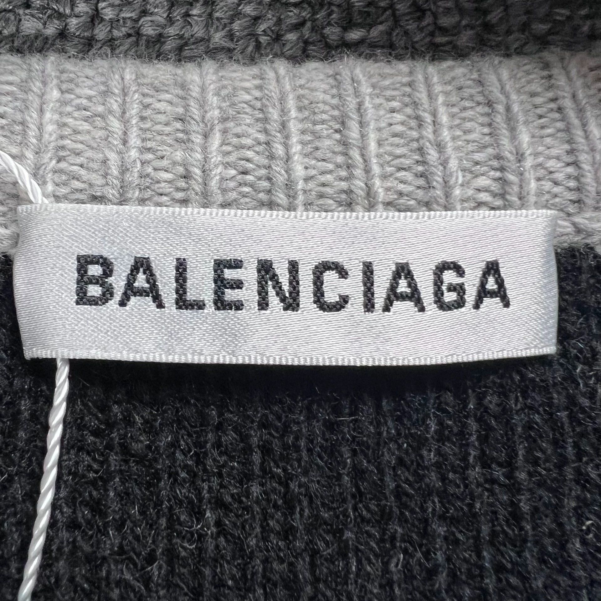 Balenciaga Balenciaga Grey Barrage Sweater Size US M / EU 48-50 / 2 - 4 Thumbnail