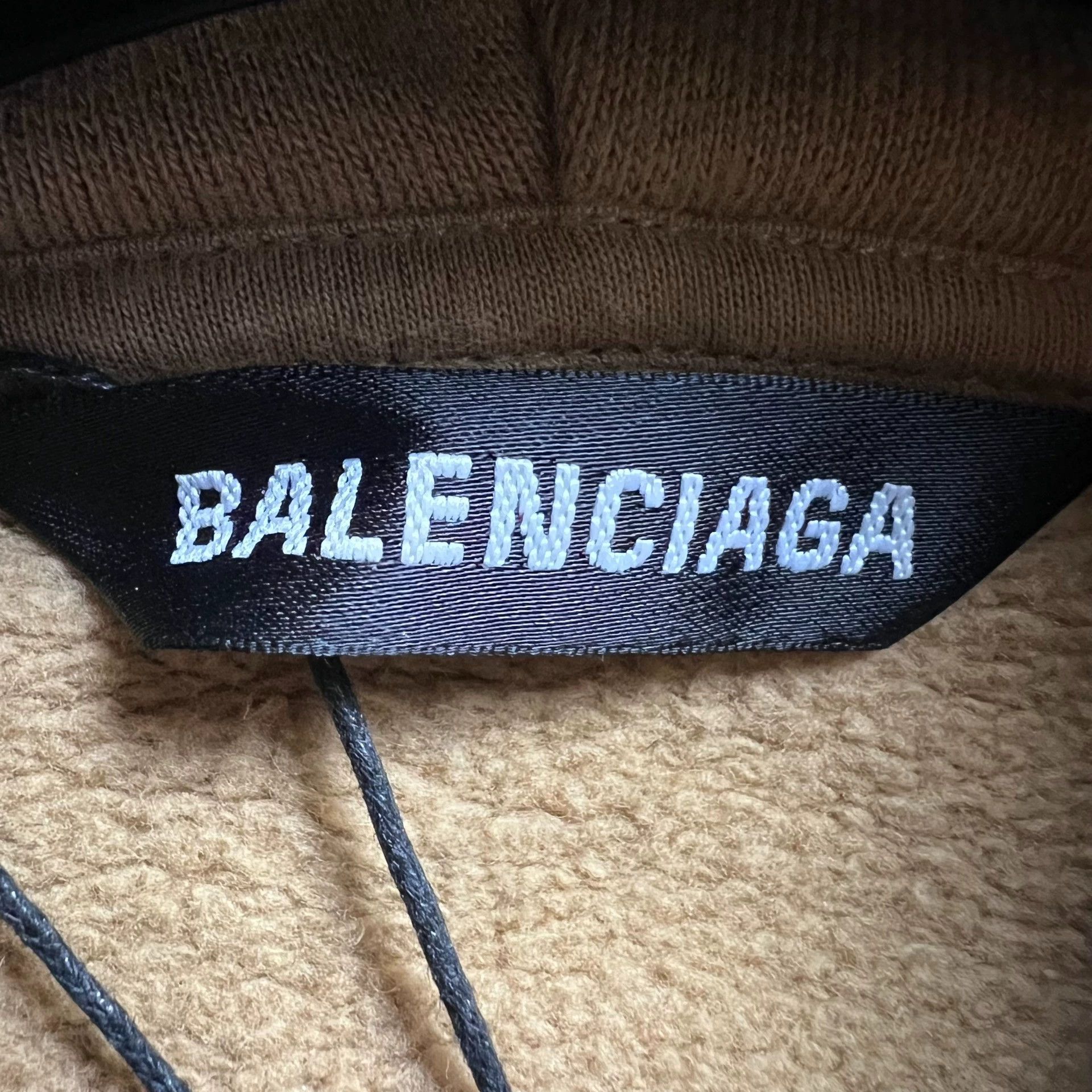 Balenciaga Balenciaga Khaki Double B Embroidered Hoodie Size US XS / EU 42 / 0 - 4 Thumbnail
