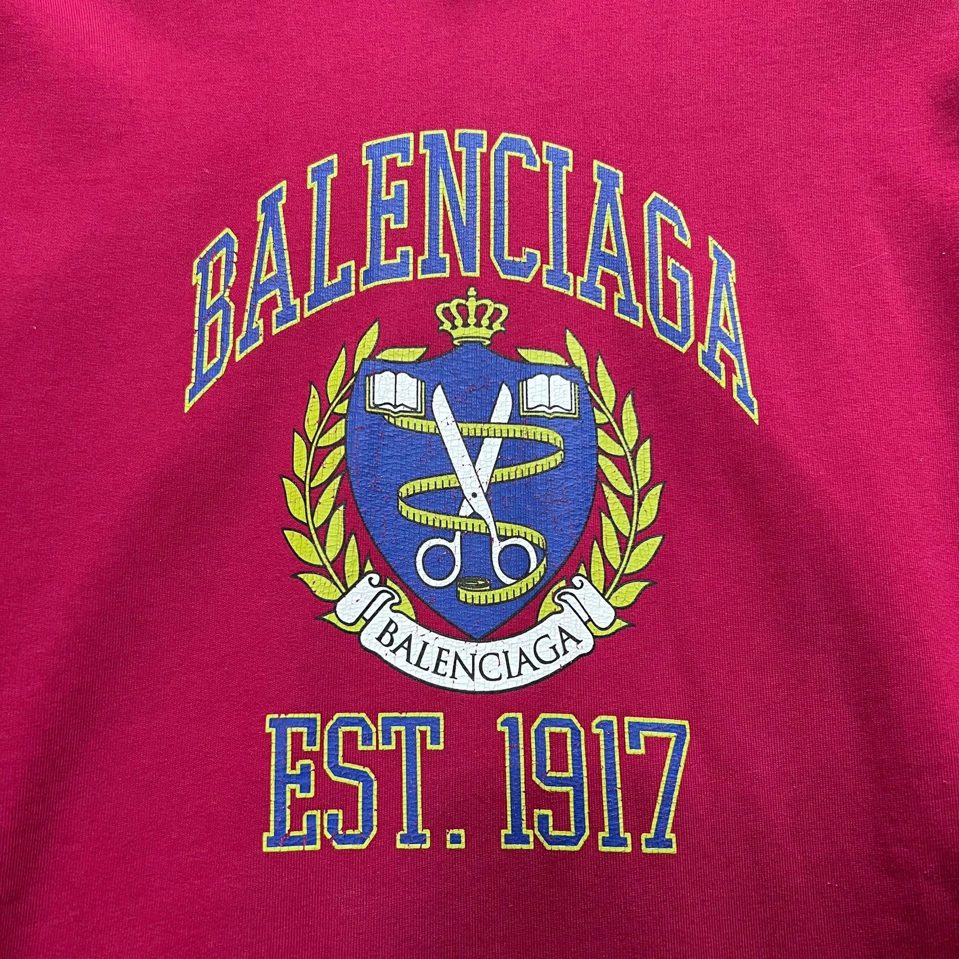 Balenciaga Balenciaga Crown Scissors Wheat Ear Hoodie Size US L / EU 52-54 / 3 - 2 Thumbnail