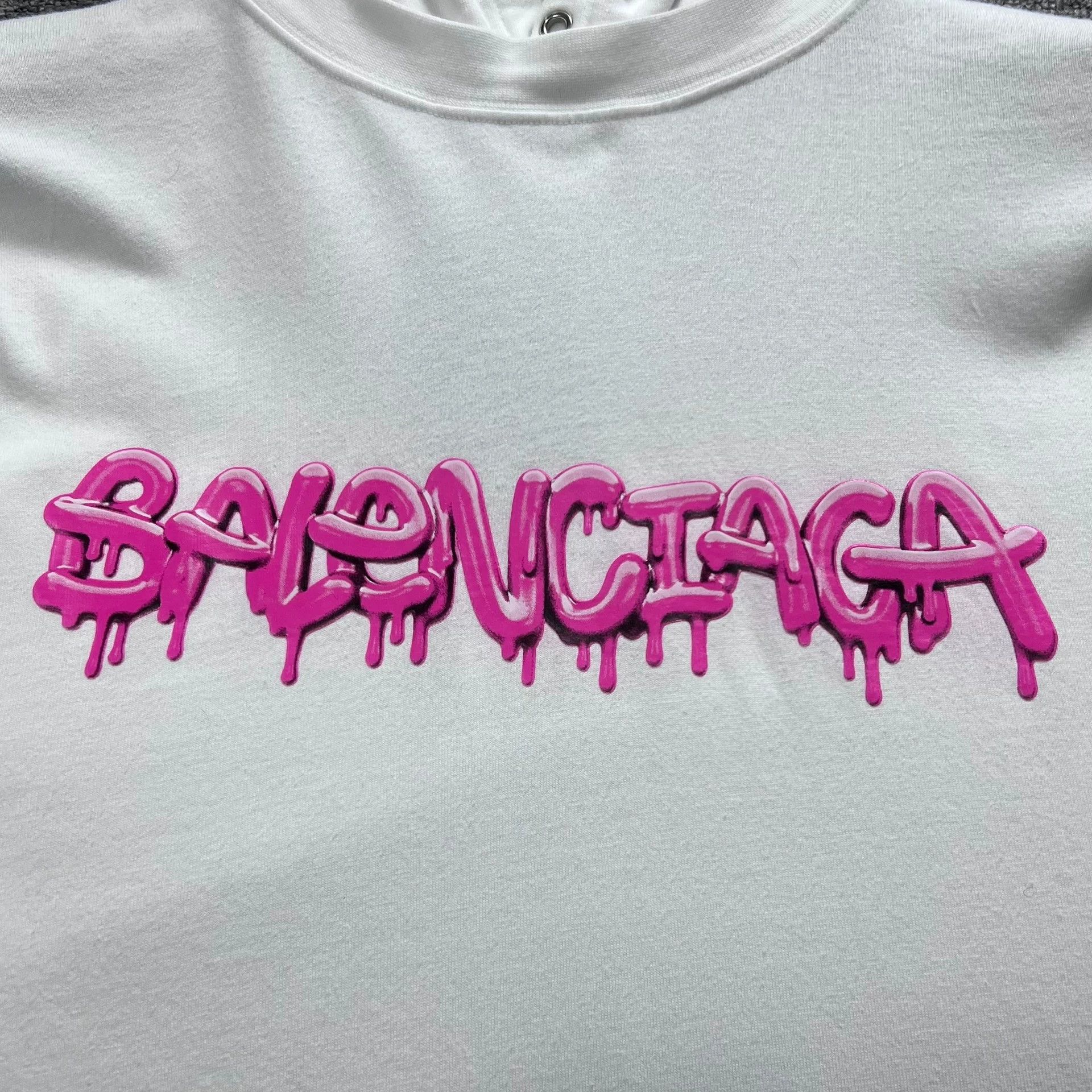 Balenciaga Balenciaga Jelly Graffiti Fake Two Piece Hoodie Size US M / EU 48-50 / 2 - 2 Thumbnail