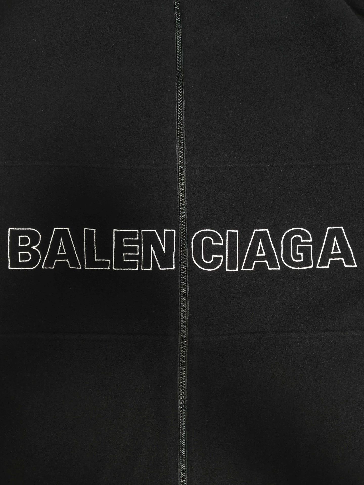 Balenciaga Balenciaga 22SS wool stand collar embroidered logo cotton jacket Size US M / EU 48-50 / 2 - 3 Thumbnail