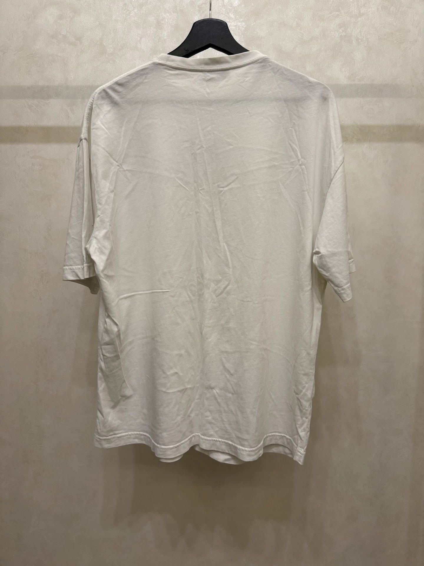 Balenciaga Balenciaga White Double B Short Sleeve Size US S / EU 44-46 / 1 - 2 Thumbnail