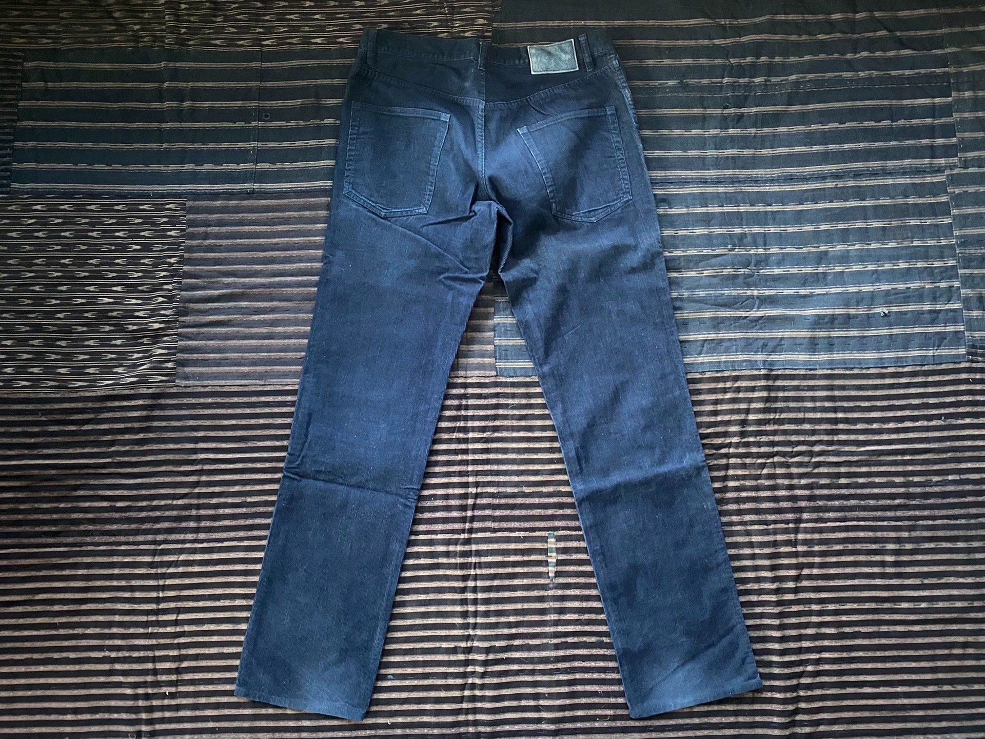 Visvim visvim 15SS FLUXUS 03 N.D. SLUB (CORDUROY) vv blue dye 03 corduroy pants Size US 32 / EU 48 - 2 Thumbnail