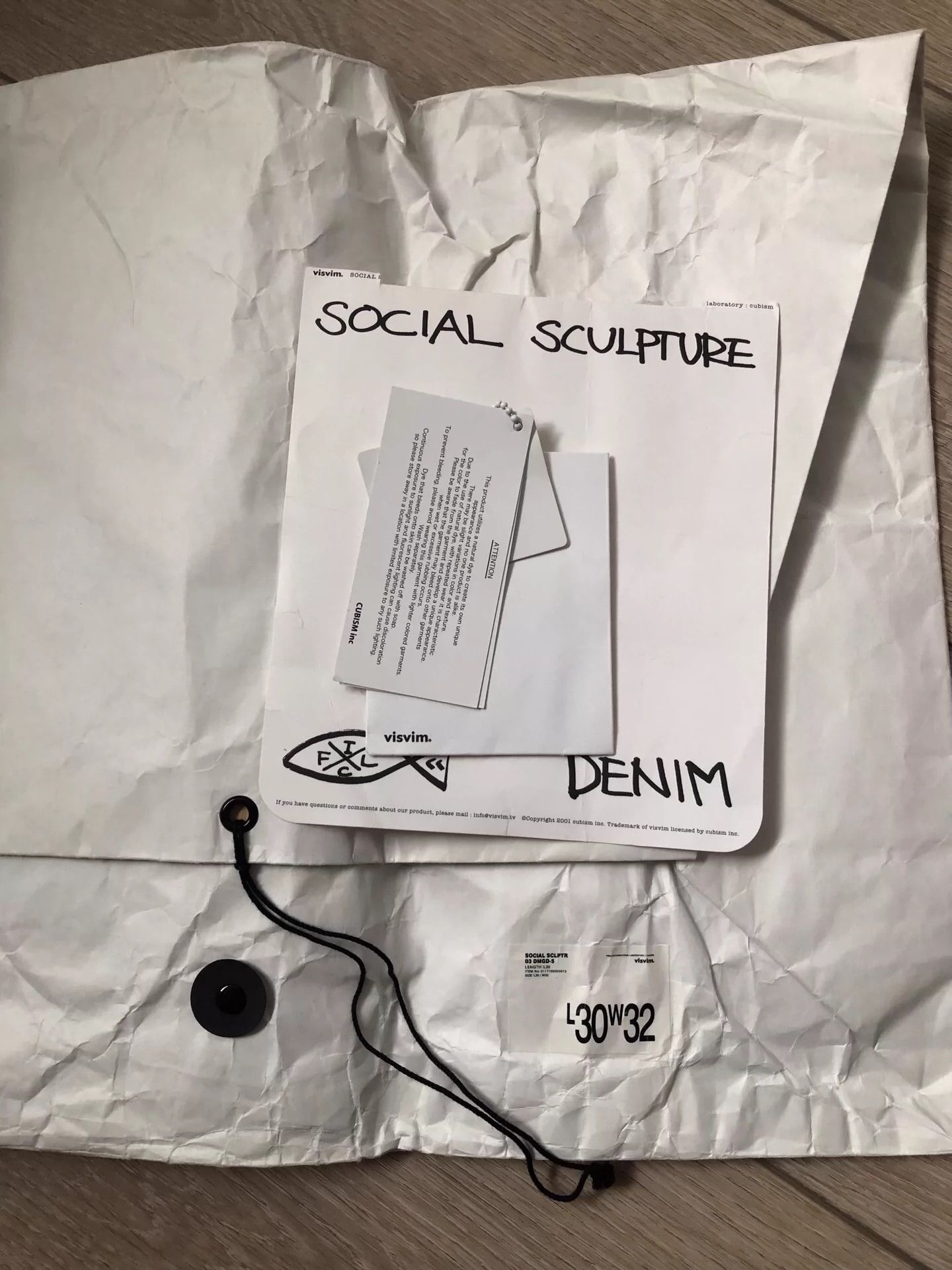 VISVIM 03D5 W32L30 jeans