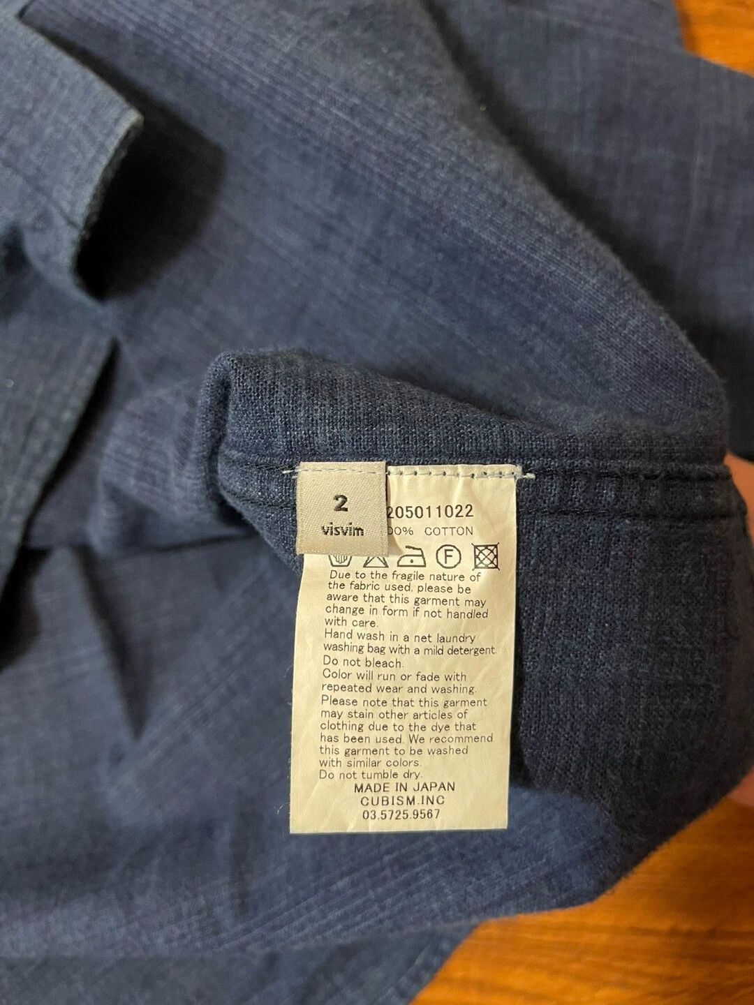 Visvim visvim Black Elk Flannel Shirt 16AW indigo Size US M / EU 48-50 / 2 - 4 Thumbnail