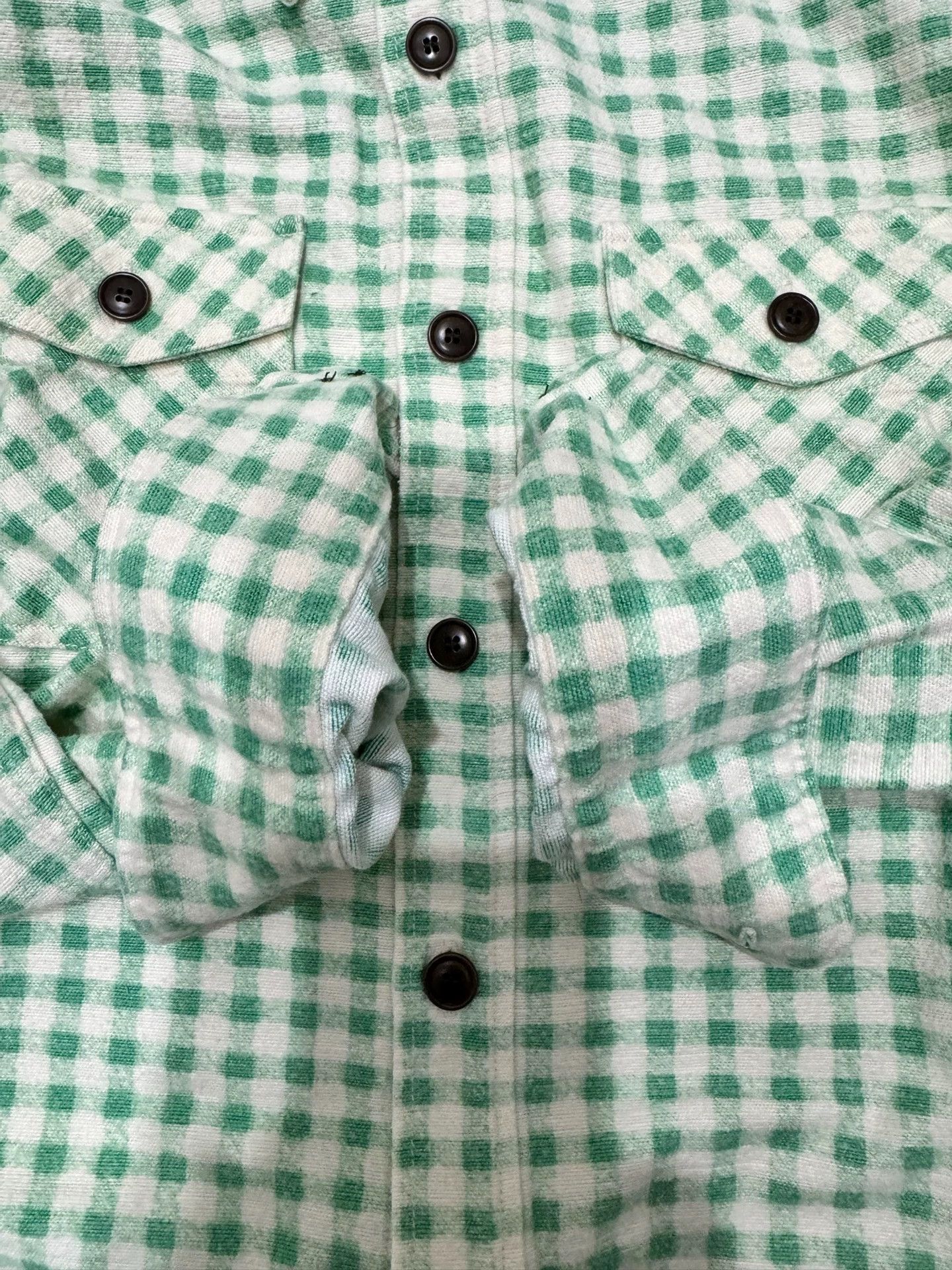 Visvim visvim black elk flannel lt green Size US M / EU 48-50 / 2 - 5 Thumbnail