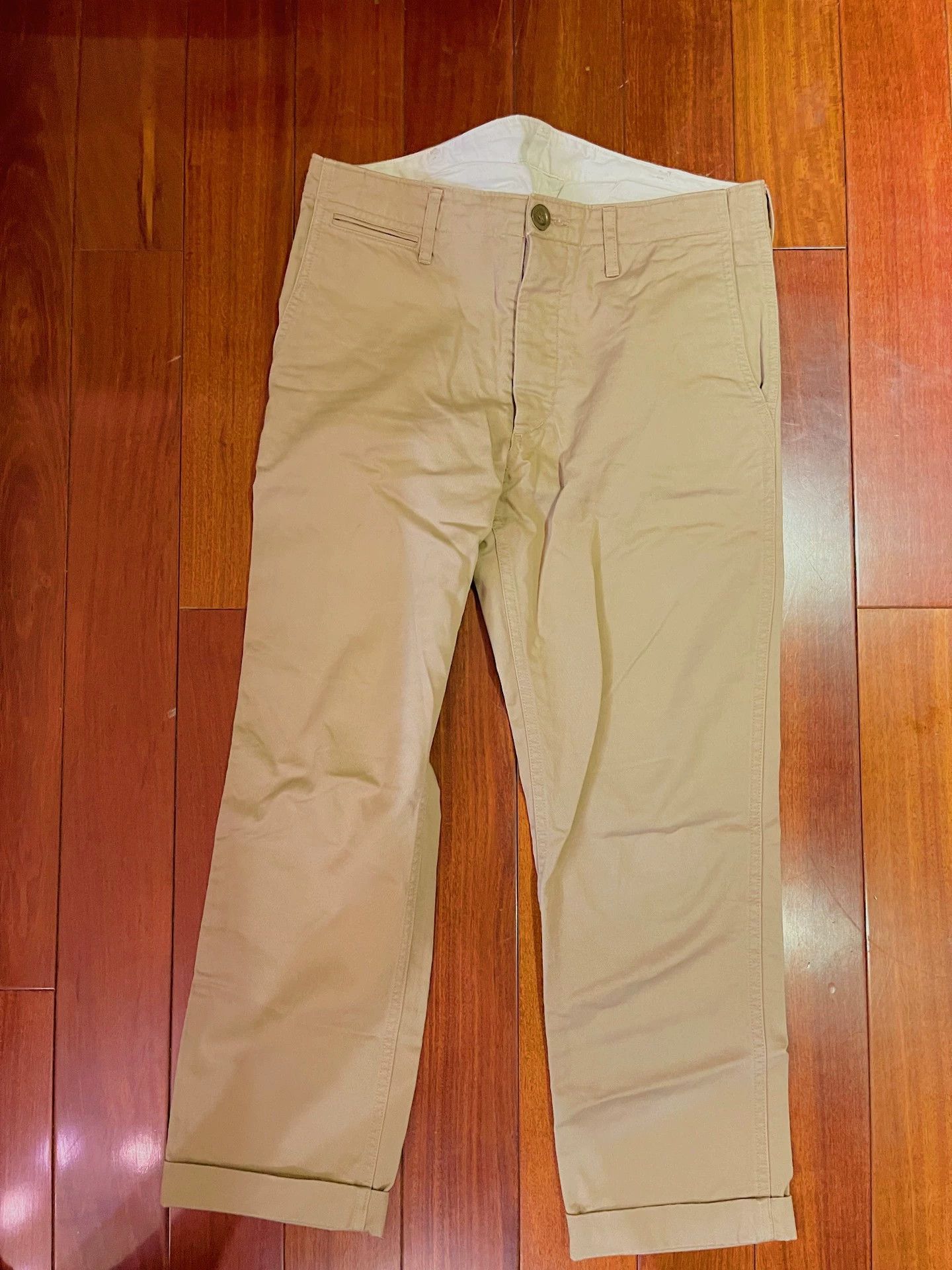Visvim VISVIM High Water Chino Pants Beige Size US 34 / EU 50 - 5 Thumbnail