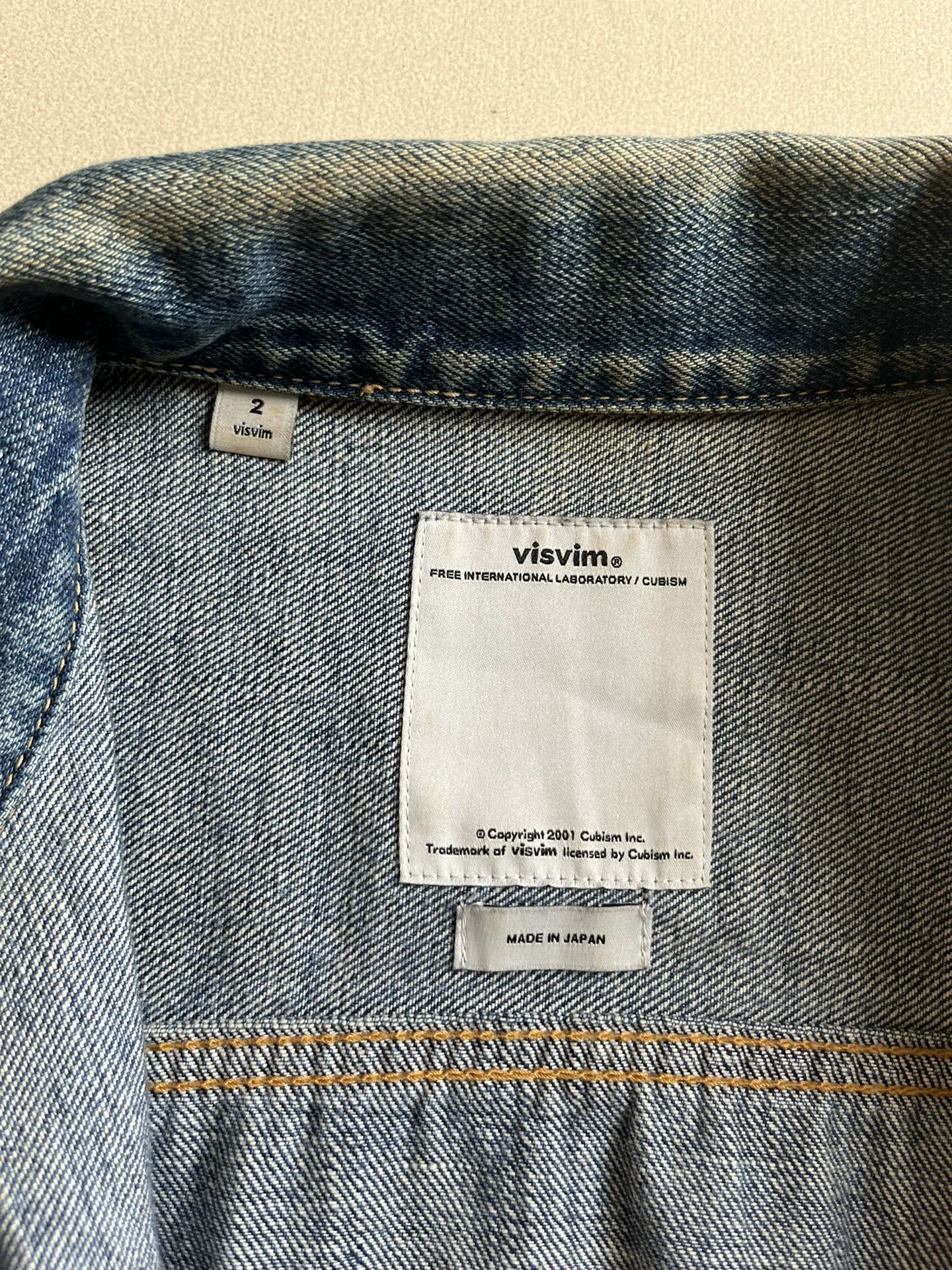 Visvim VISVIM 16SS 101 washed denim jacket Size US M / EU 48-50 / 2 - 3 Thumbnail
