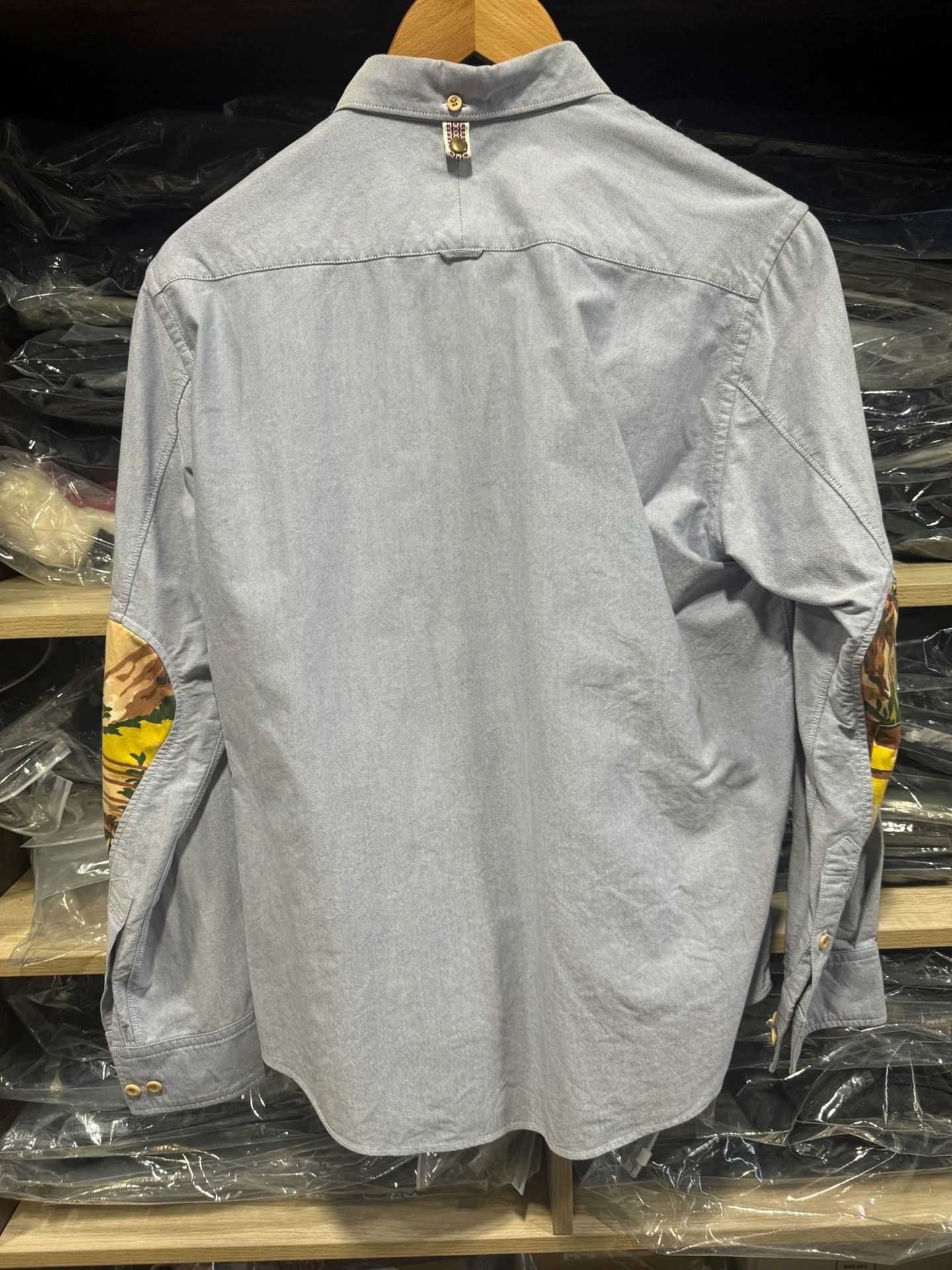 Visvim Visvim 14AW ALBACORE KAPA drip long sleeve shirt Size US M / EU 48-50 / 2 - 2 Thumbnail