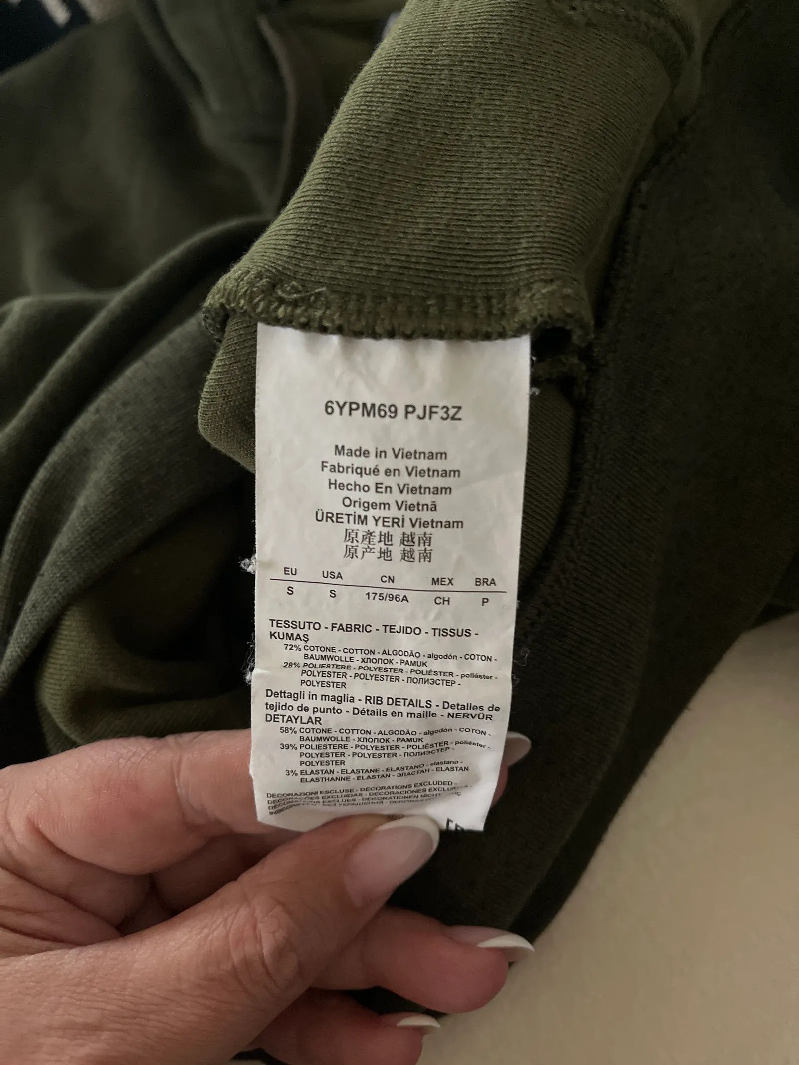 Armani Emporio armani Hoodie Size S / US 4 / IT 40 - 3 Thumbnail