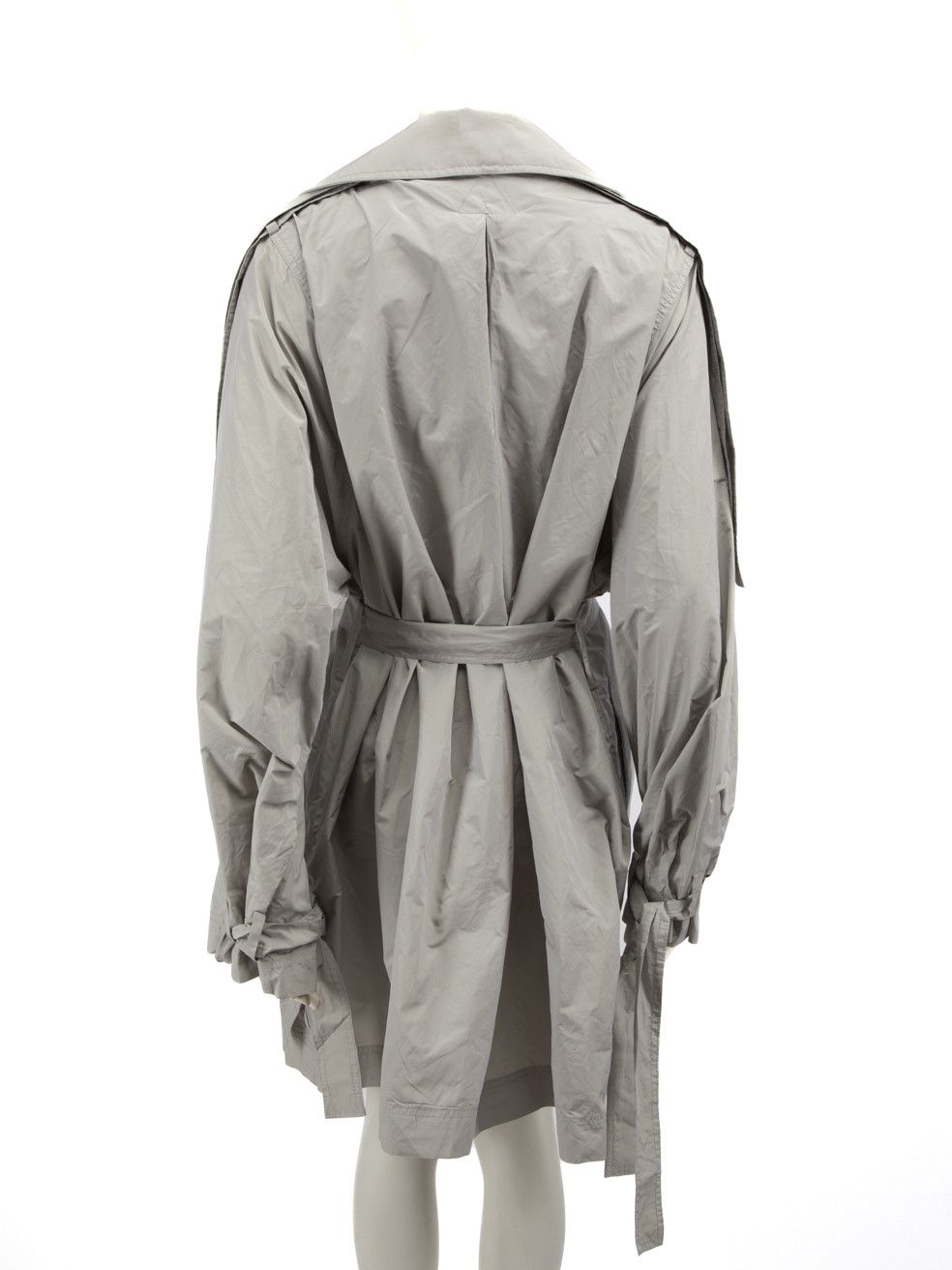 Stella McCartney Grey Belted Trench Coat Size L / US 10 / IT 46 - 3 Thumbnail