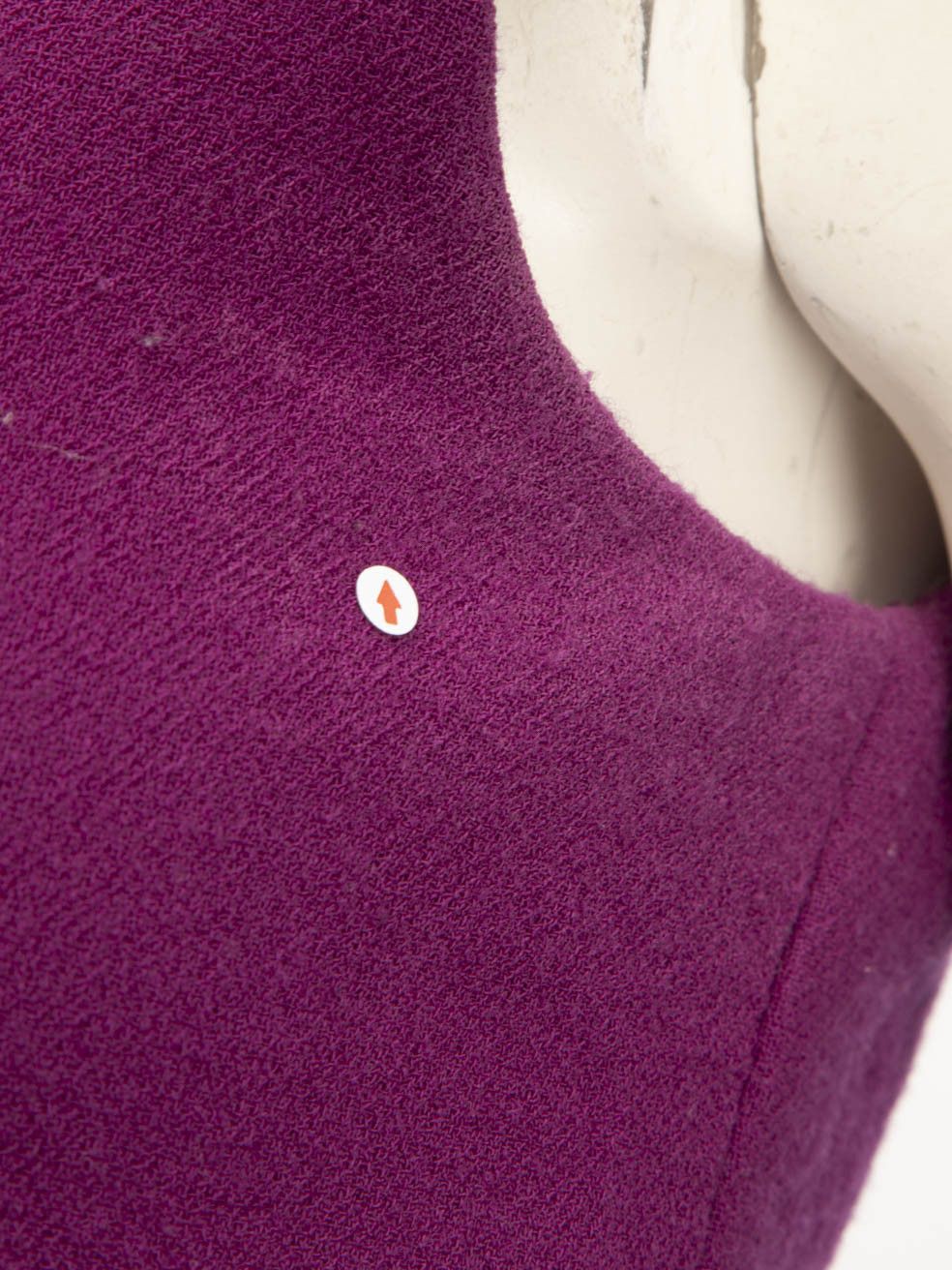 Acne Studios Purple Wool Crew Neck Mini Dress Size XS / US 0-2 / IT 36-38 - 8 Thumbnail