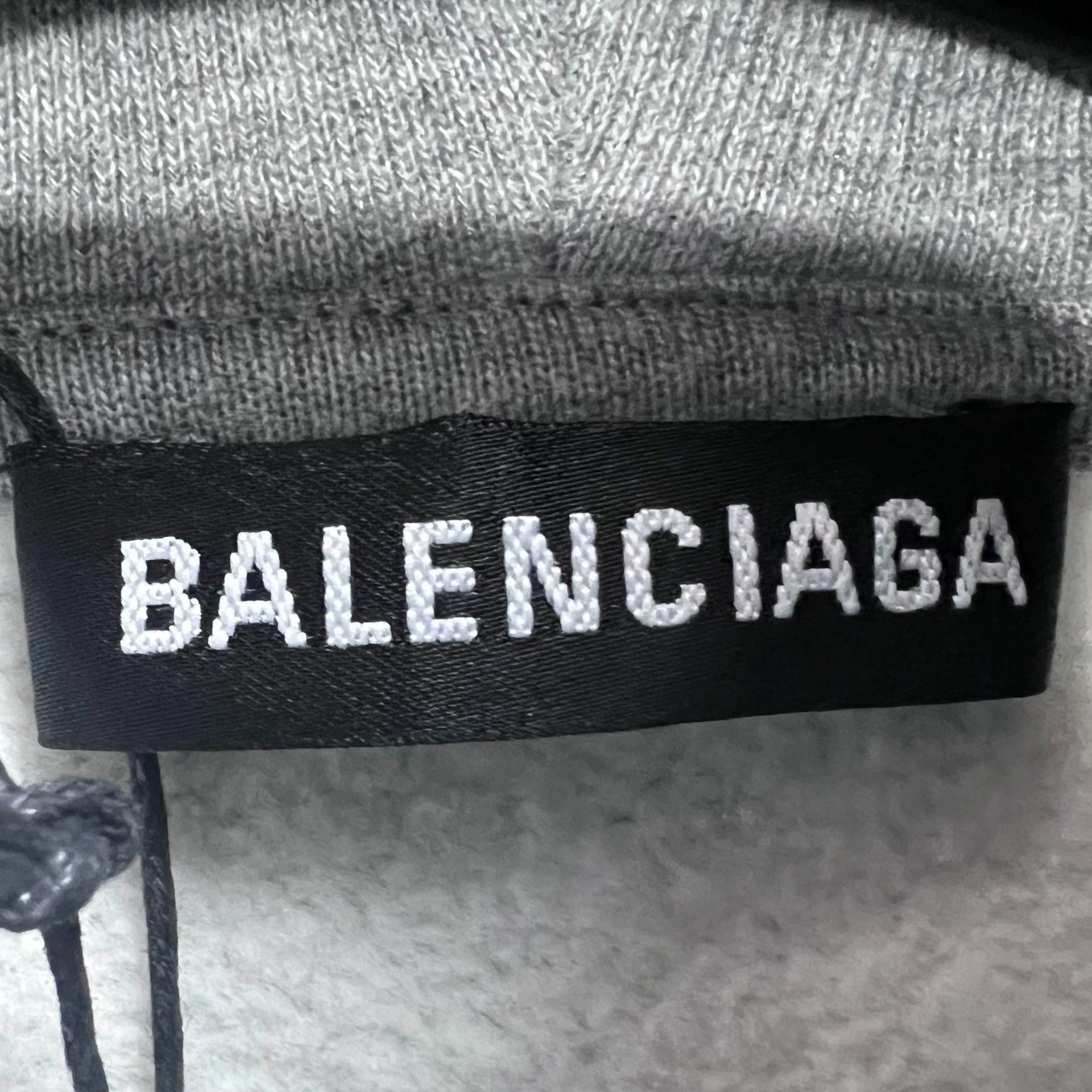 Balenciaga Balenciaga Grey Crown Wheat Ear Hoodie Size US S / EU 44-46 / 1 - 4 Thumbnail