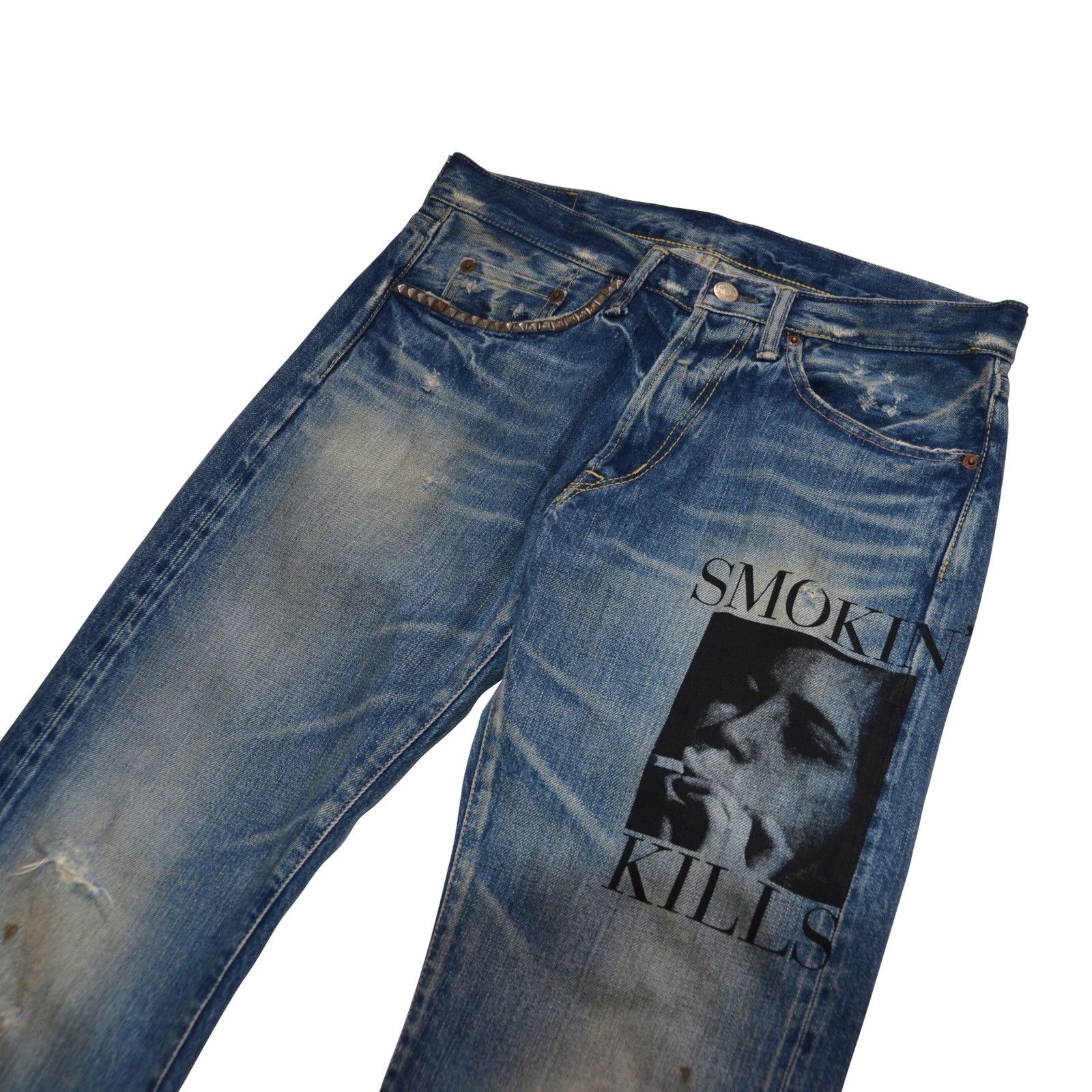 Hysteric Glamour Very Rare Hysteric Glamour “Smokin' Kills” Denim