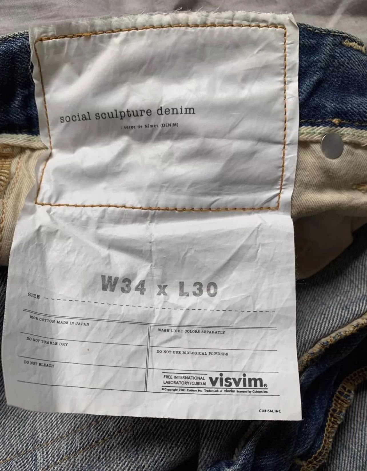 Visvim VISVIM SOCIAL SCULPTURE Size US 34 / EU 50 - 4 Thumbnail