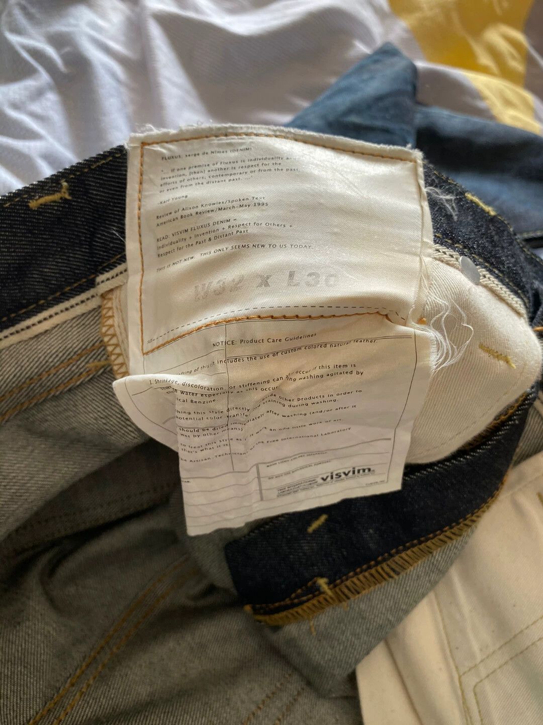 Visvim visvim 10AW FLUXUS NON WASHED Size US 32 / EU 48 - 4 Thumbnail