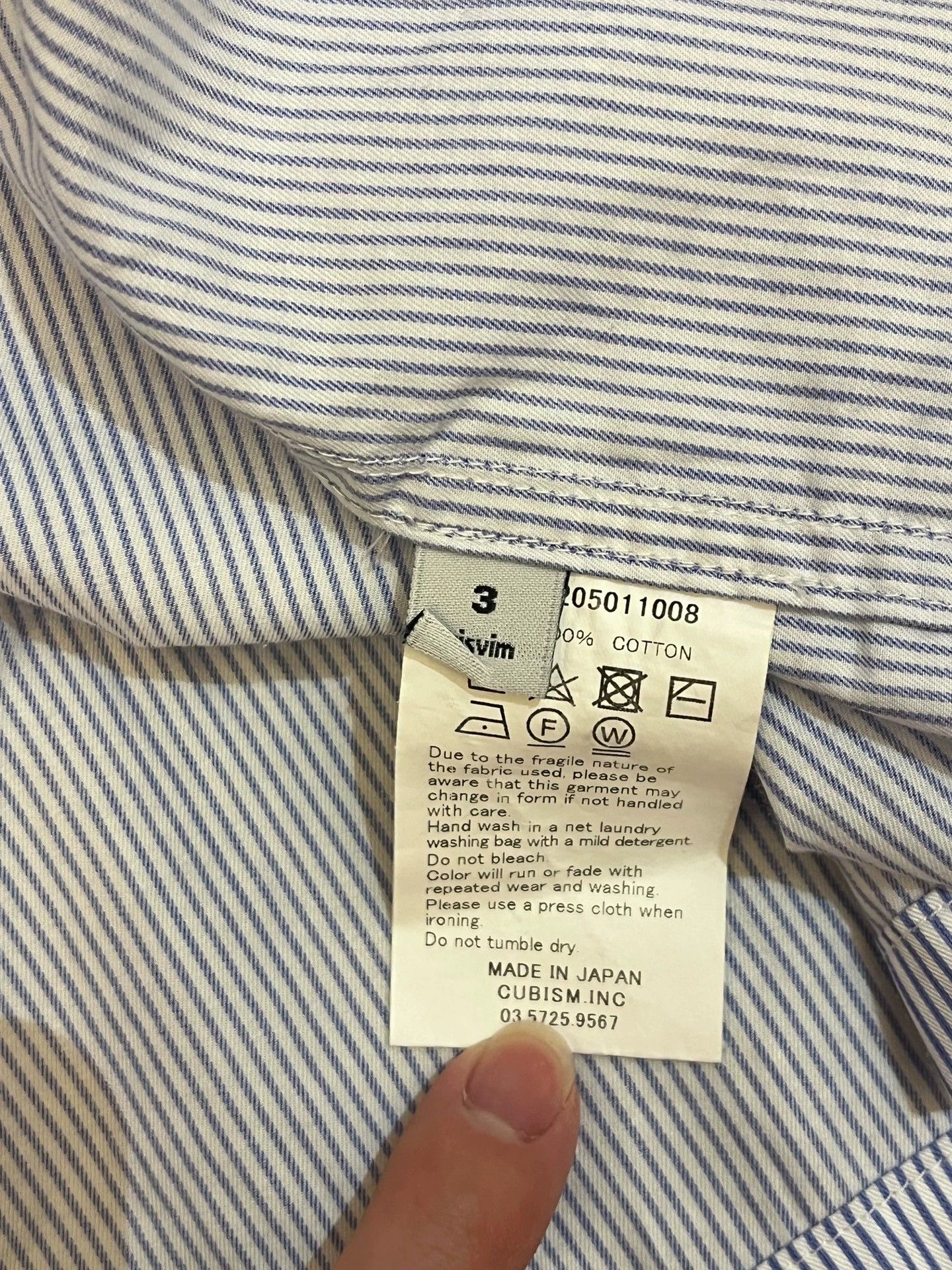 Visvim Visvim Free Edge Shirt Fil Size US L / EU 52-54 / 3 - 4 Thumbnail