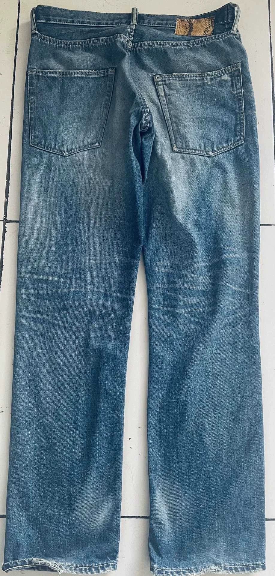 Visvim Visvim 03D3 original snakeskin old wash Size US 32 / EU 48 - 4 Thumbnail