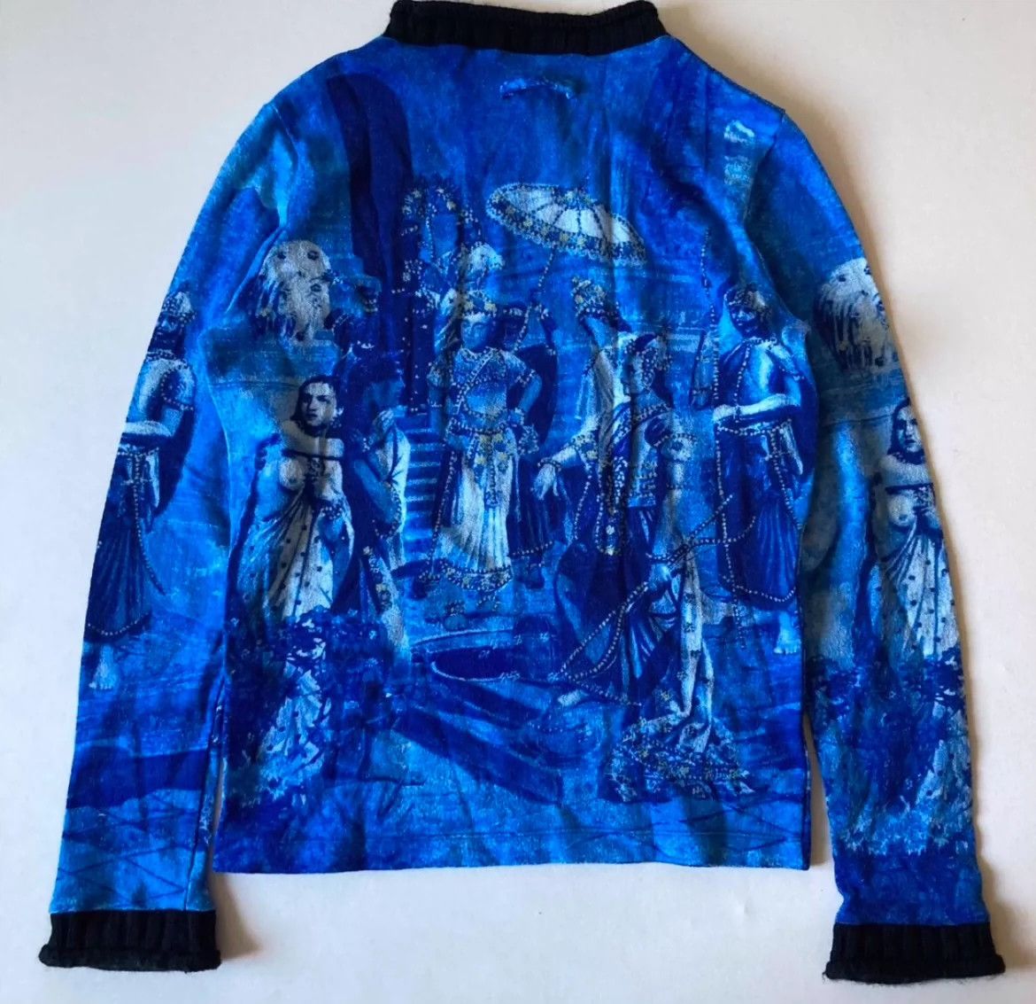 Jean Paul Gaultier Jean Paul Gaultier Figure painting wool sweater Size US M / EU 48-50 / 2 - 2 Thumbnail