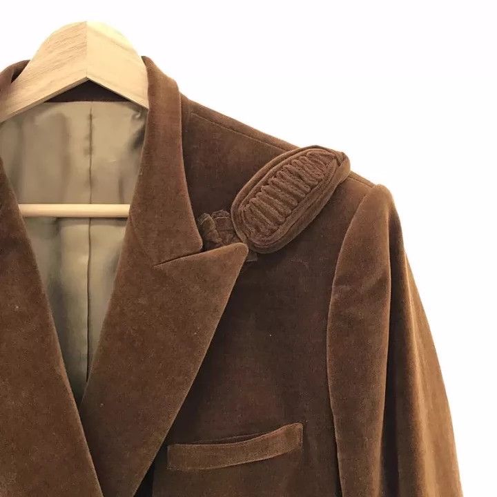 Jean Paul Gaultier Jean Paul Gaultier Brown velvet coat Size US M / EU 48-50 / 2 - 2 Thumbnail