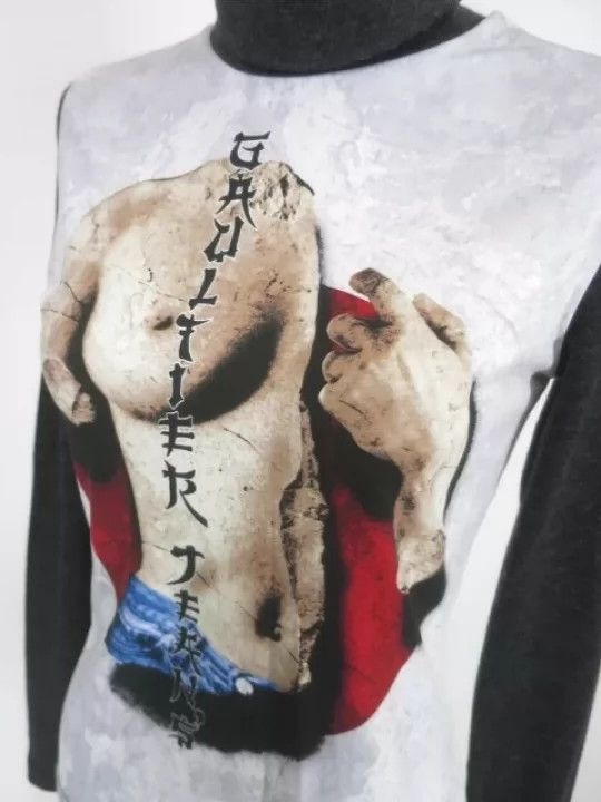 Jean Paul Gaultier Jean Paul Gaultier Wool blended stone turtleneck sweater Size US M / EU 48-50 / 2 - 4 Thumbnail