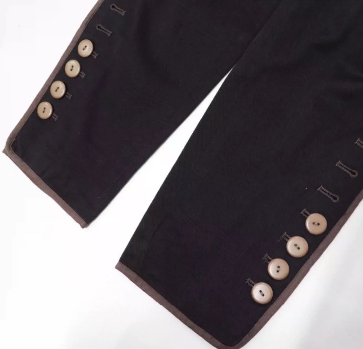 Jean Paul Gaultier Jean Paul Gaultier 1980s multi-button trousers Size US 30 / EU 46 - 4 Thumbnail