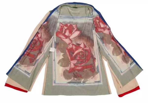 Jean Paul Gaultier Jean Paul Gaultier Rose print cardigan Size US M / EU 48-50 / 2 - 5 Thumbnail