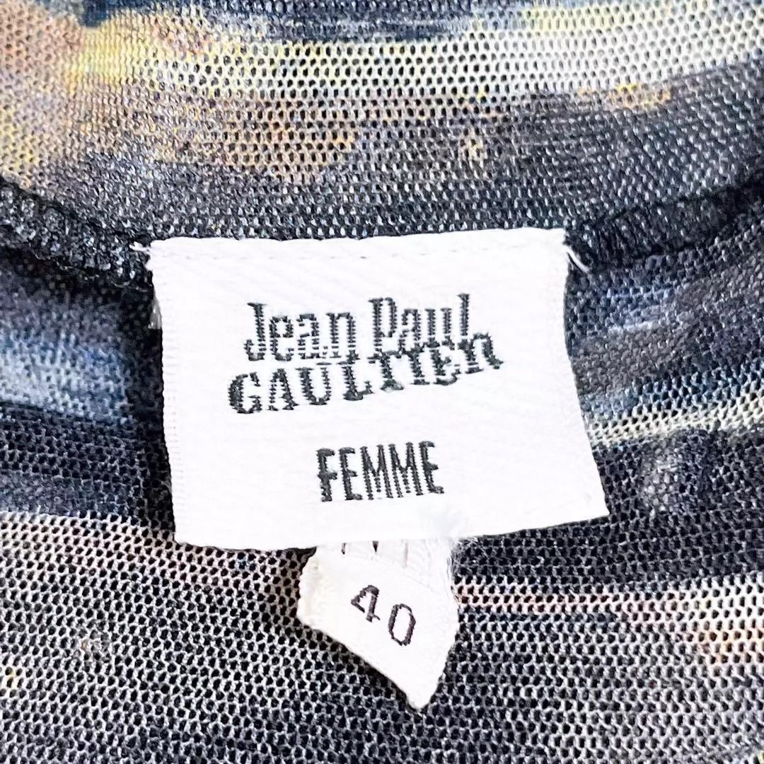 Jean Paul Gaultier Jean Paul Gaultier Religious painting portrait gauze clothing Size US M / EU 48-50 / 2 - 6 Thumbnail