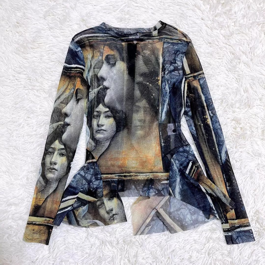 Jean Paul Gaultier Jean Paul Gaultier Religious painting portrait gauze clothing Size US M / EU 48-50 / 2 - 5 Thumbnail