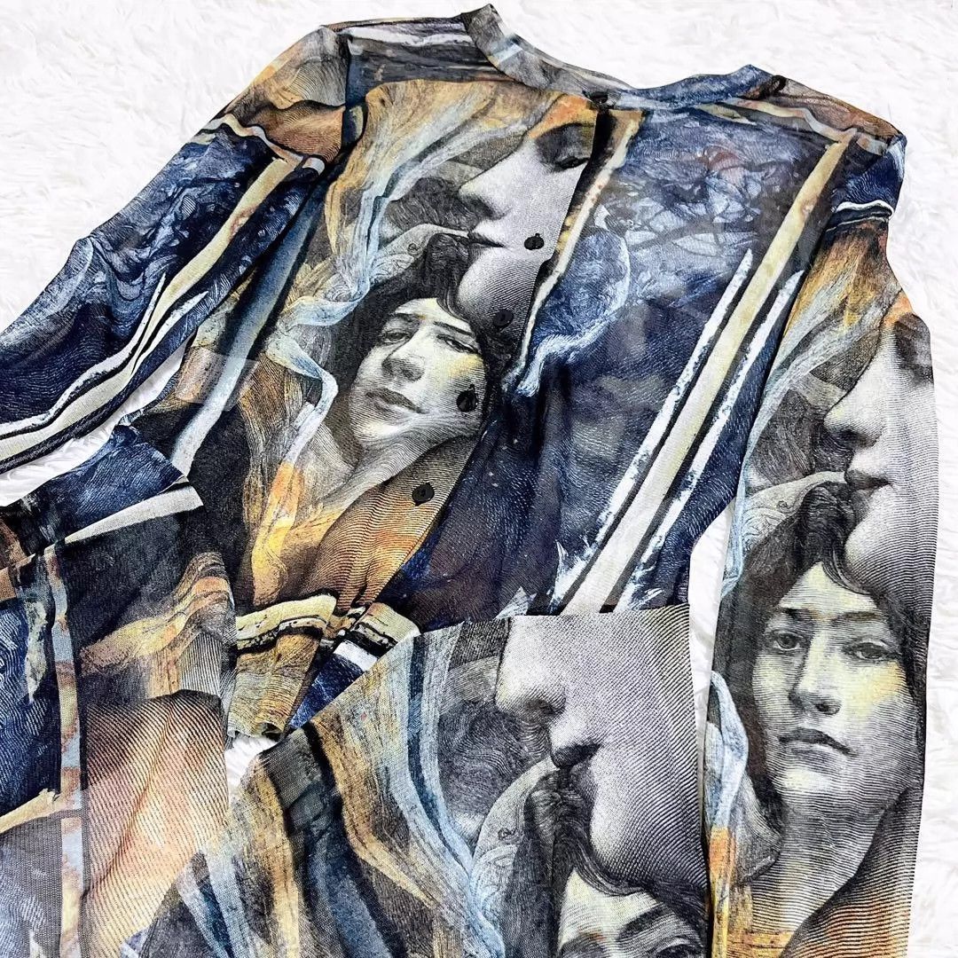 Jean Paul Gaultier Jean Paul Gaultier Religious painting portrait gauze clothing Size US M / EU 48-50 / 2 - 2 Thumbnail