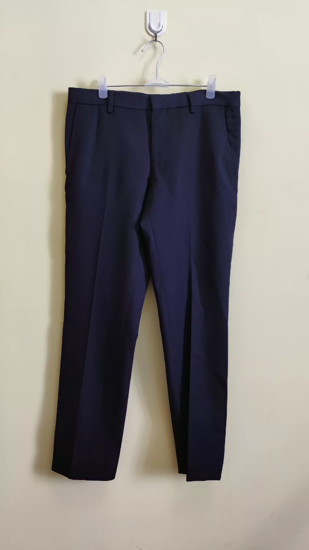 Dries Van Noten Dries van noten Men's dark blue wide trousers Size US 32 / EU 48 - 2 Thumbnail
