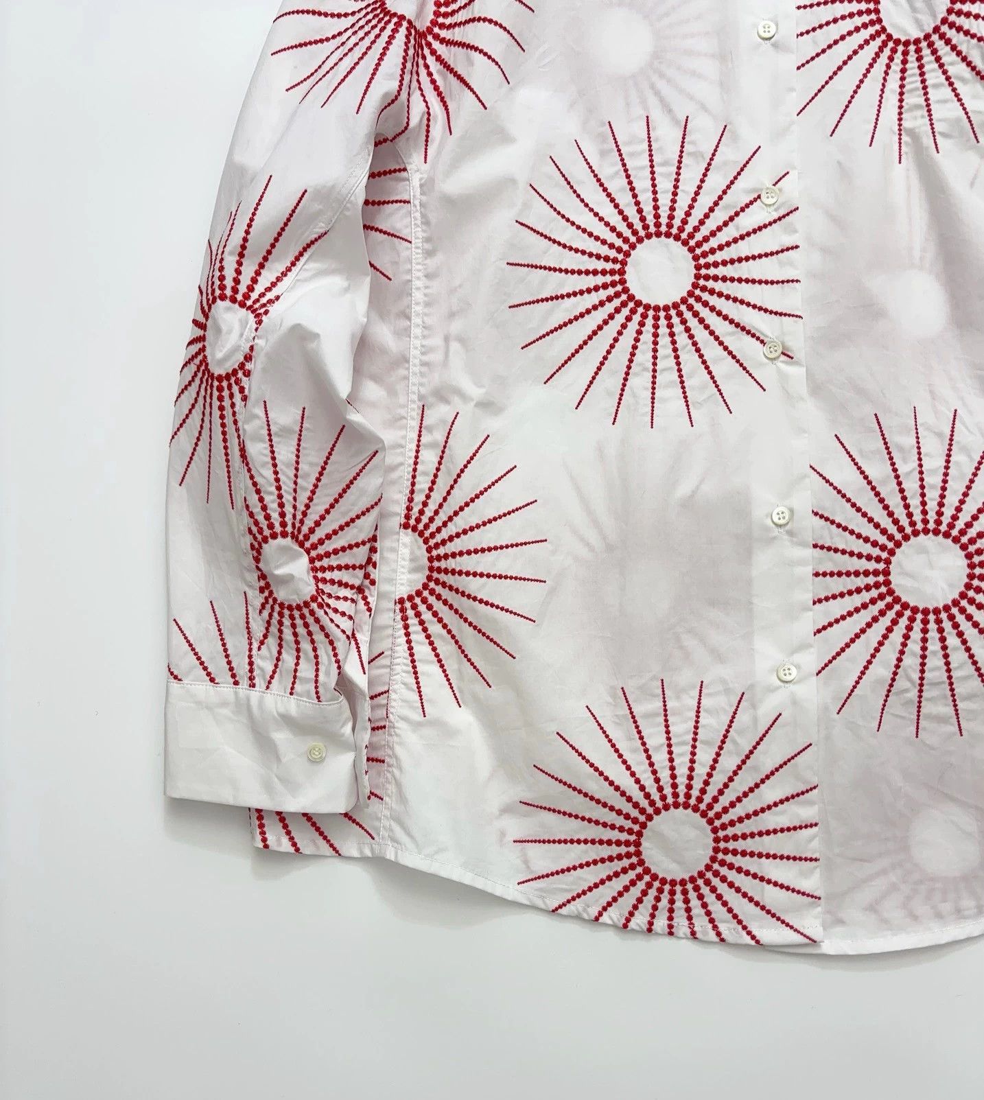 Dries Van Noten Dries van noten Summer Sunflower Embroidered Cotton Long Sleeve Size US S / EU 44-46 / 1 - 3 Thumbnail