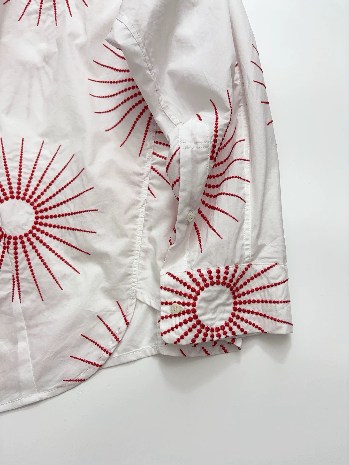 Dries Van Noten Dries van noten Summer Sunflower Embroidered Cotton Long Sleeve Size US S / EU 44-46 / 1 - 8 Thumbnail