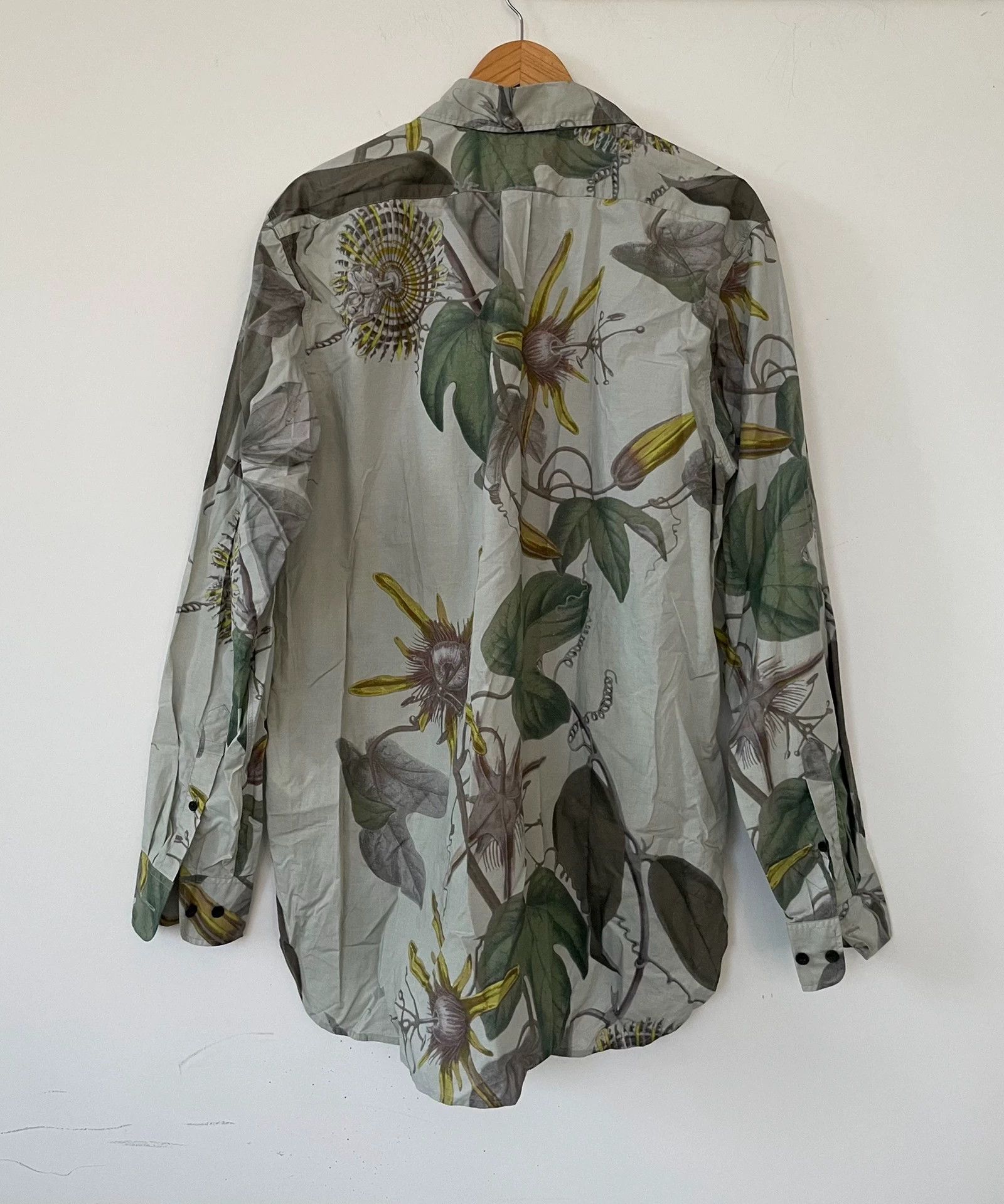 Dries Van Noten Dries van noten Men's Plant Printed Shirt Size US L / EU 52-54 / 3 - 2 Thumbnail